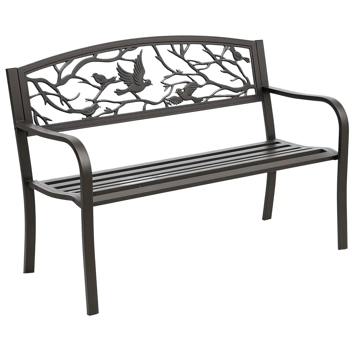 🌿 Banco de Jardín Modelo Bird Garden 2 Plazas Acero Diseño Decorativo