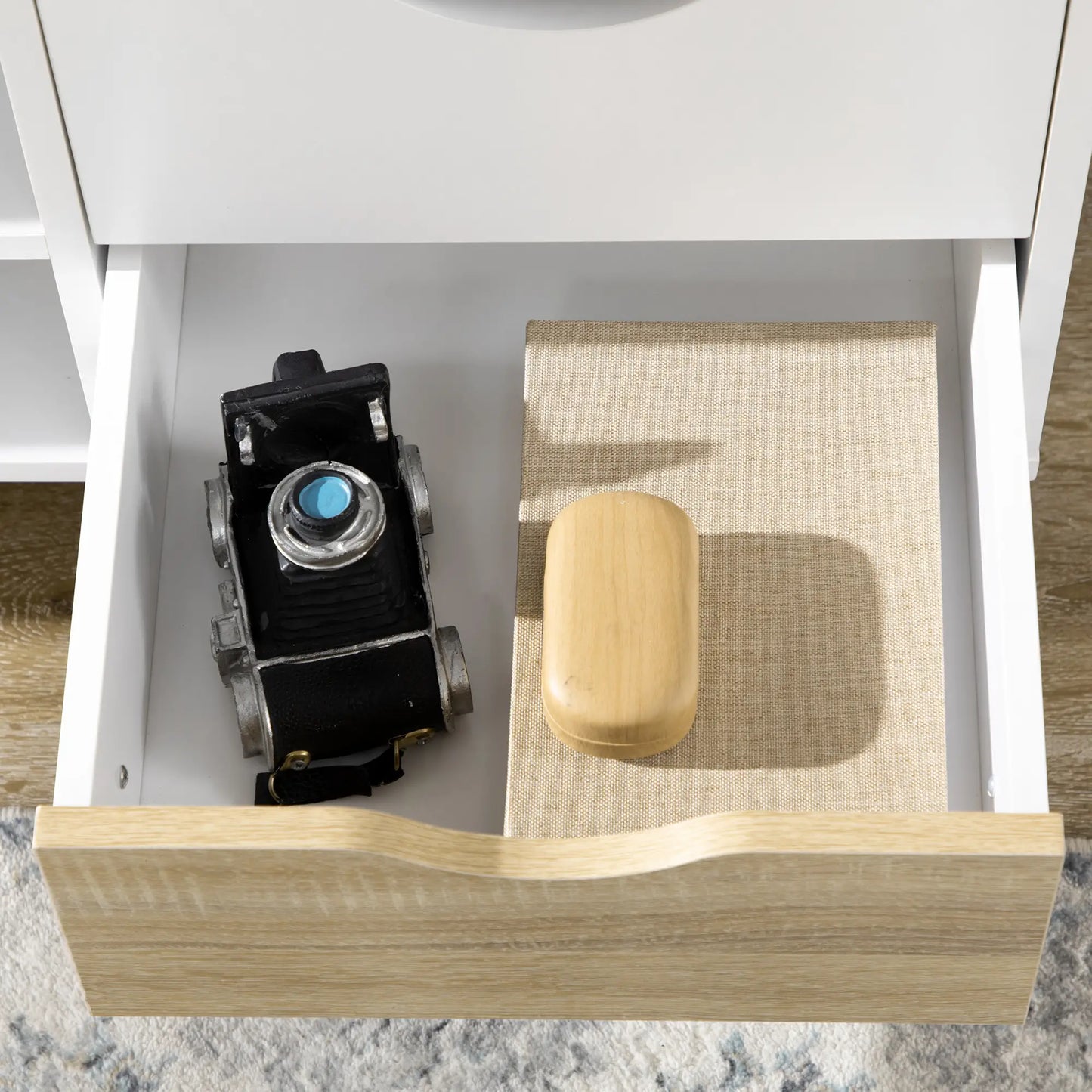 MUEBLE TV “NORDIK 120” BLANCO & ROBLE image 6