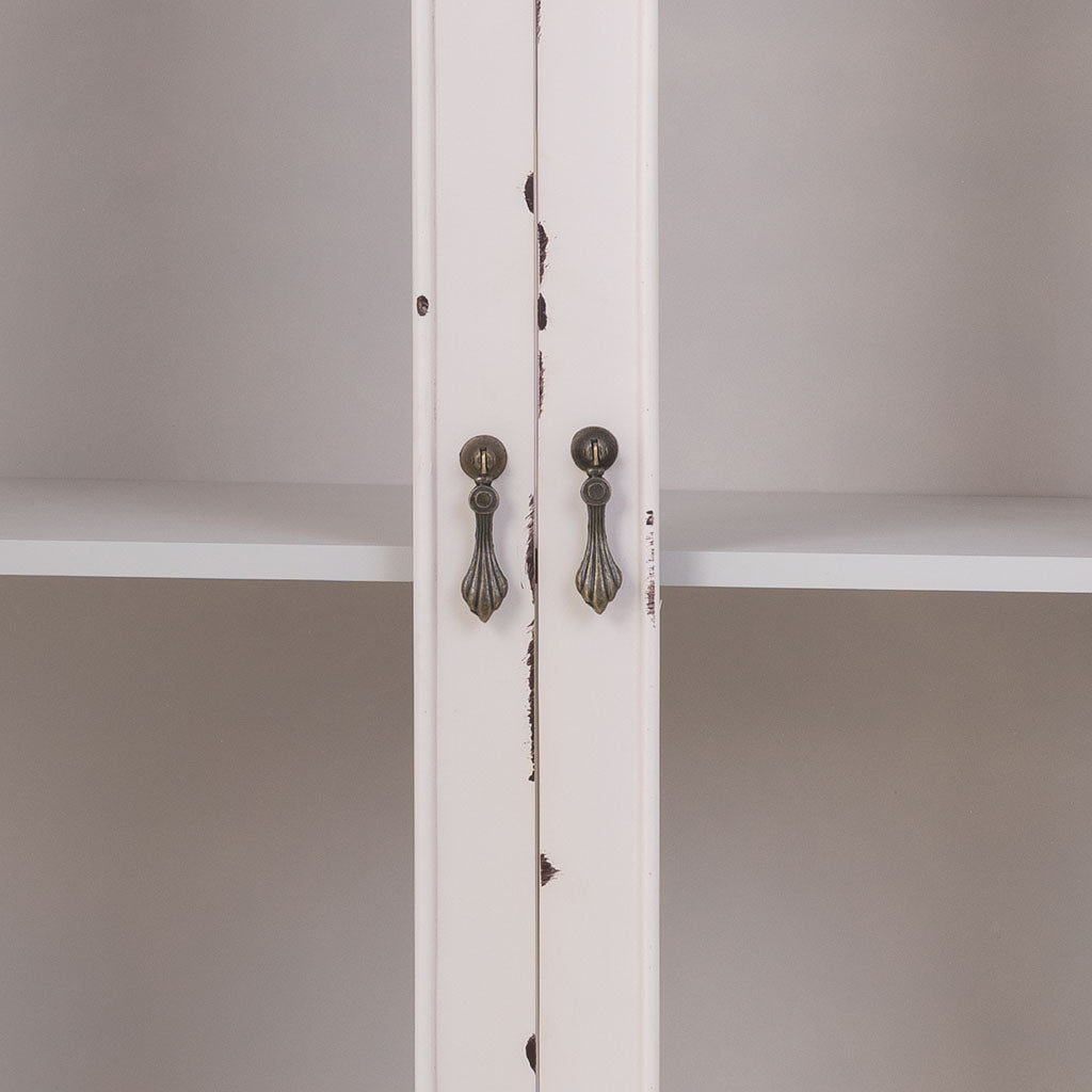 VITRINA AMANDA BLANCO ENVEJECIDO 1 CAJÓN + 2 PUERTAS image 3