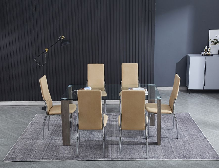 Conjunto Mesa De Comedor Hana Con 6 Sillas Sakura image 1