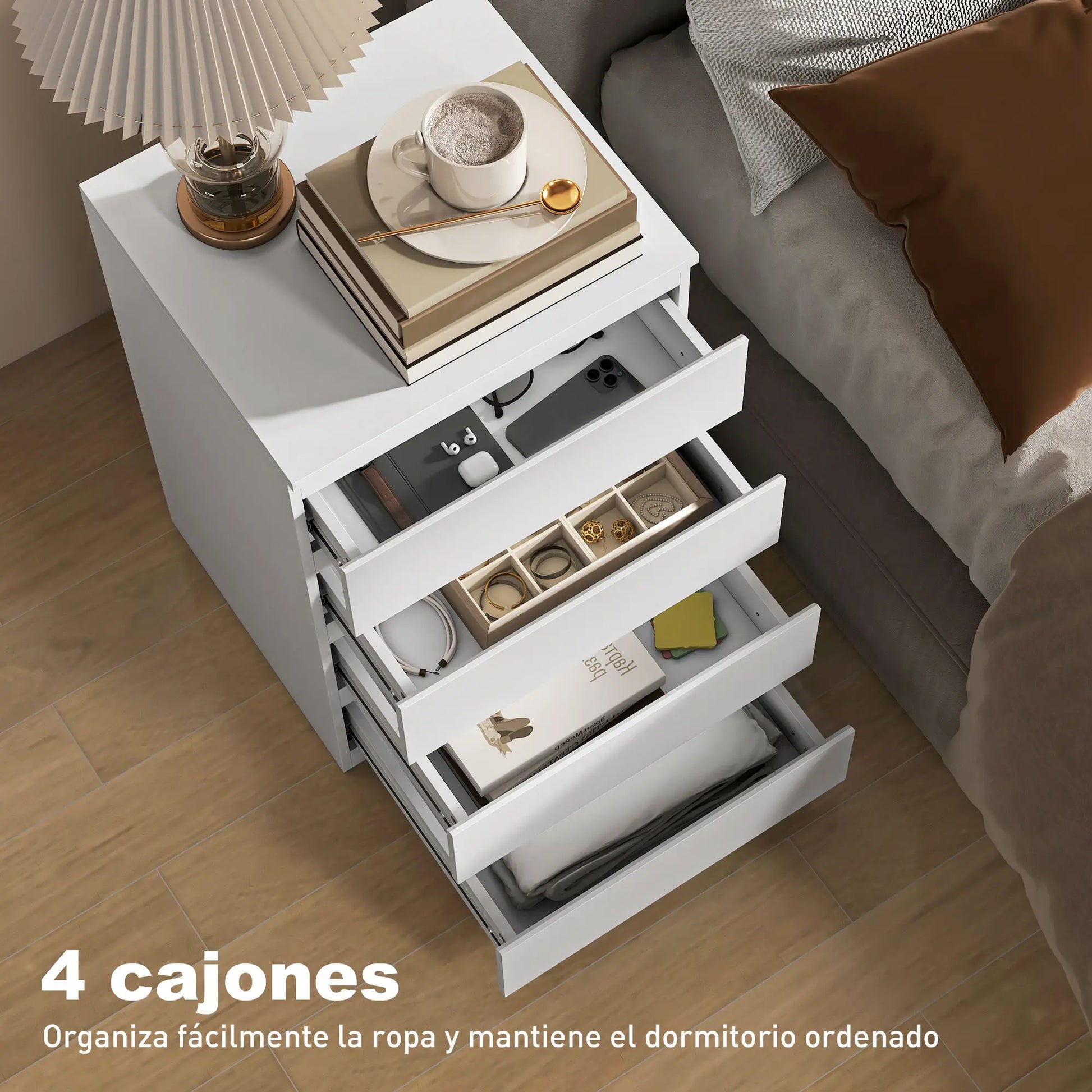 CÓMODA SOFTCLOSE WHITE 4C image 1