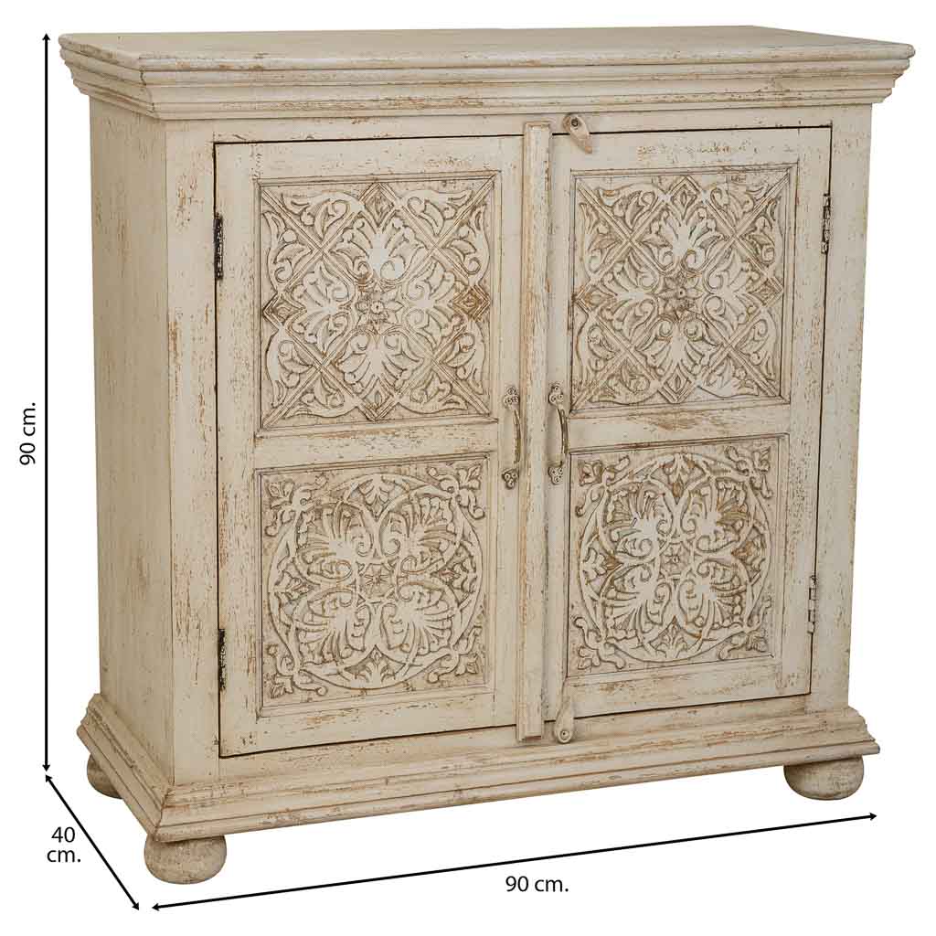 RECIBIDOR DALIAN ARTESANAL DE MADERA TALLADA image 3