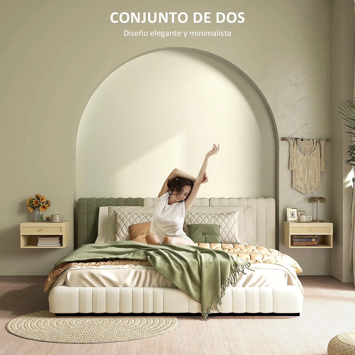 JUEGO DE MESITAS NATUR FLOAT RATTAN image 0