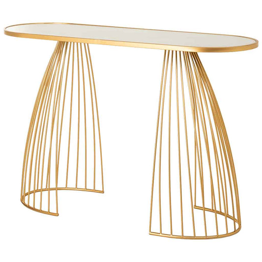 RECIBIDOR DORADO SANTIAGO DE METAL image 0