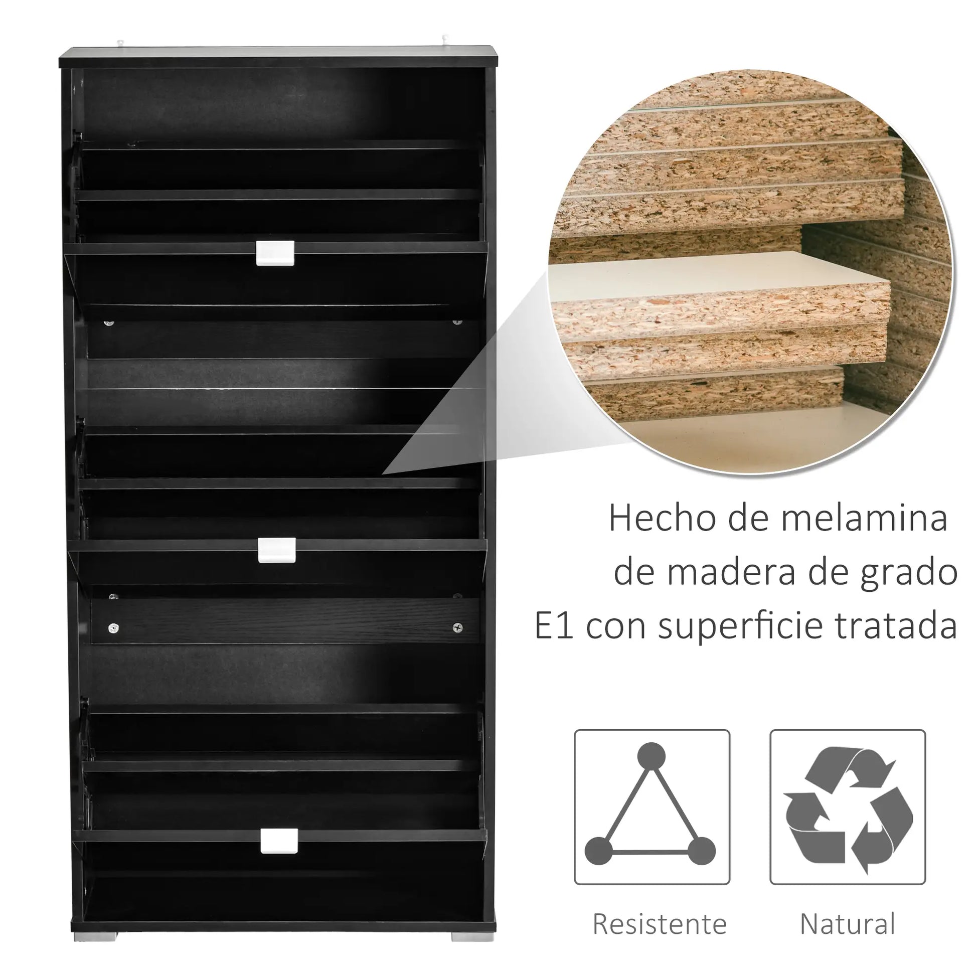 ZAPATERO MODERNO NEGRO VERTIK 18 image 8