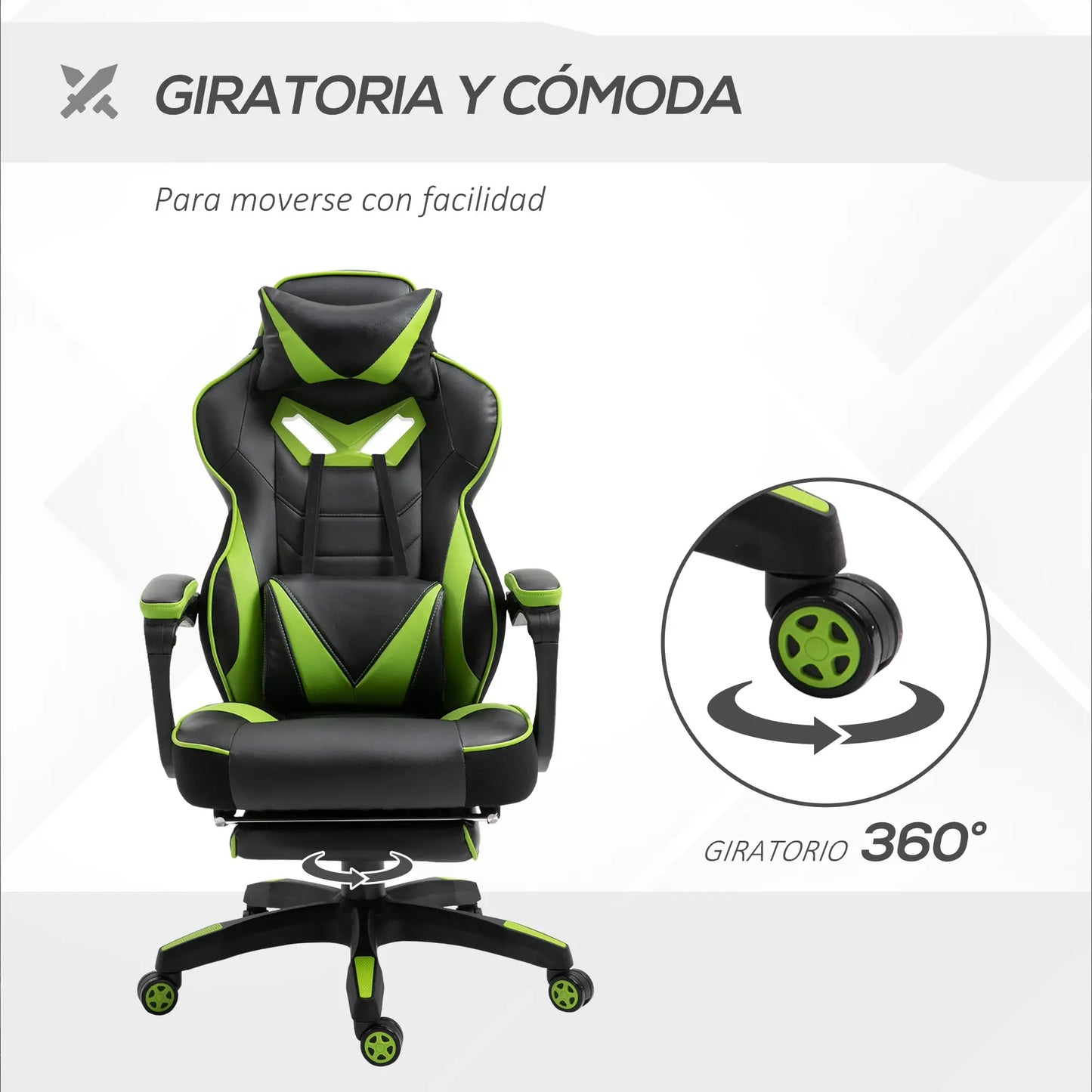 SILLA GAMING MODELO GREENFORCE MAX image 4