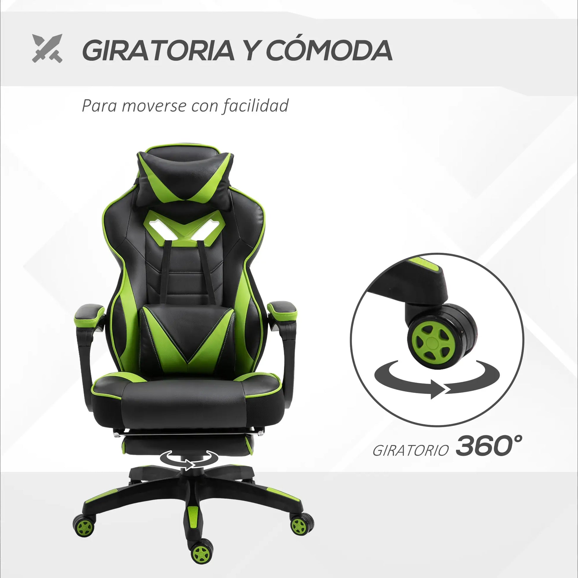SILLA GAMING MODELO GREENFORCE MAX image 4