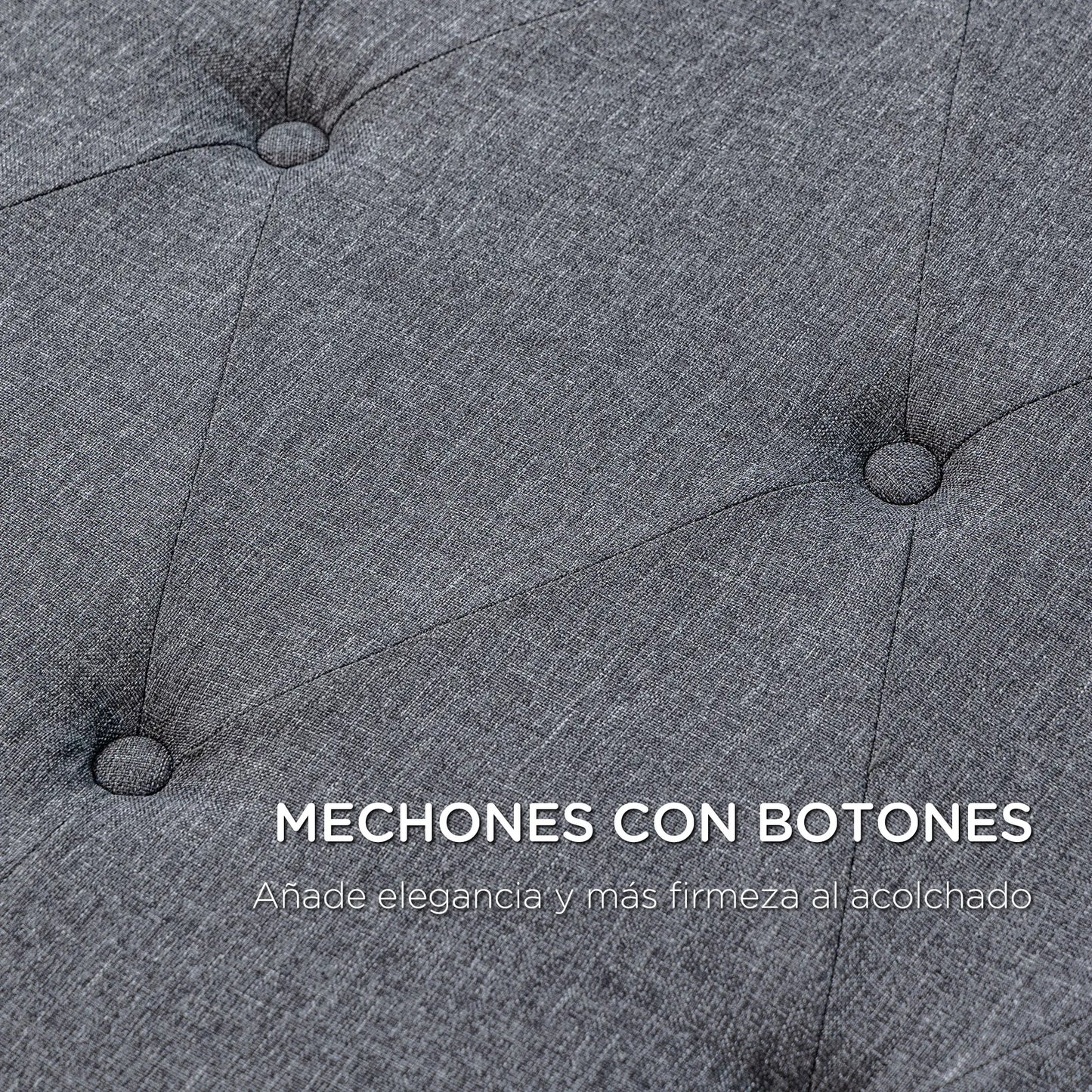 CABECERO DE CAMA LINO GRIS 160 CM MODELO HELENA image 8