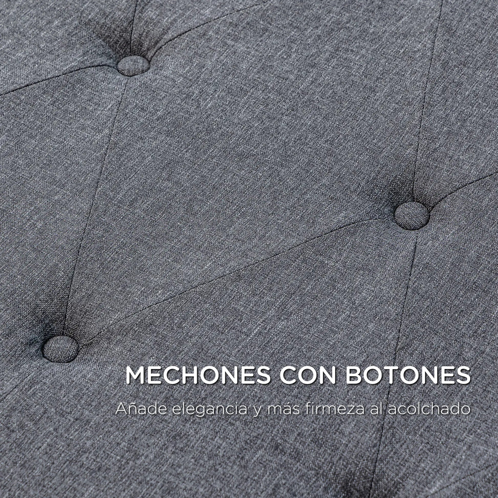 CABECERO DE CAMA LINO GRIS 160 CM MODELO HELENA image 8