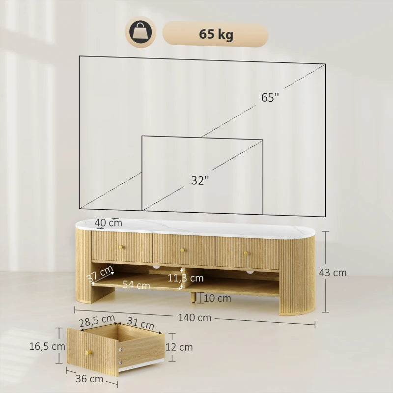MUEBLE DE TV MARBLELINE 140 image 5