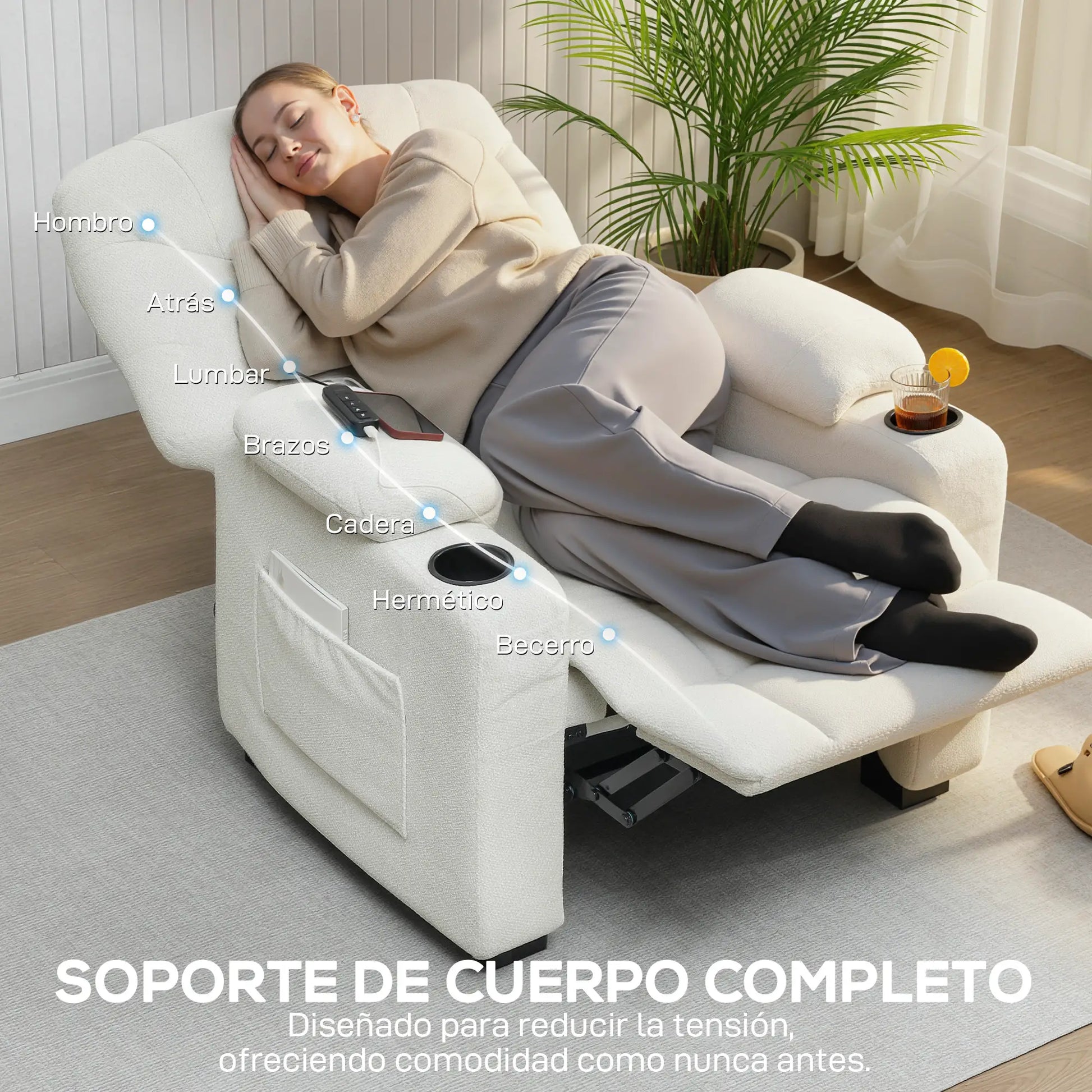 SILLÓN RELAX ELÉCTRICO MODELO CONFORT MEMORY image 1
