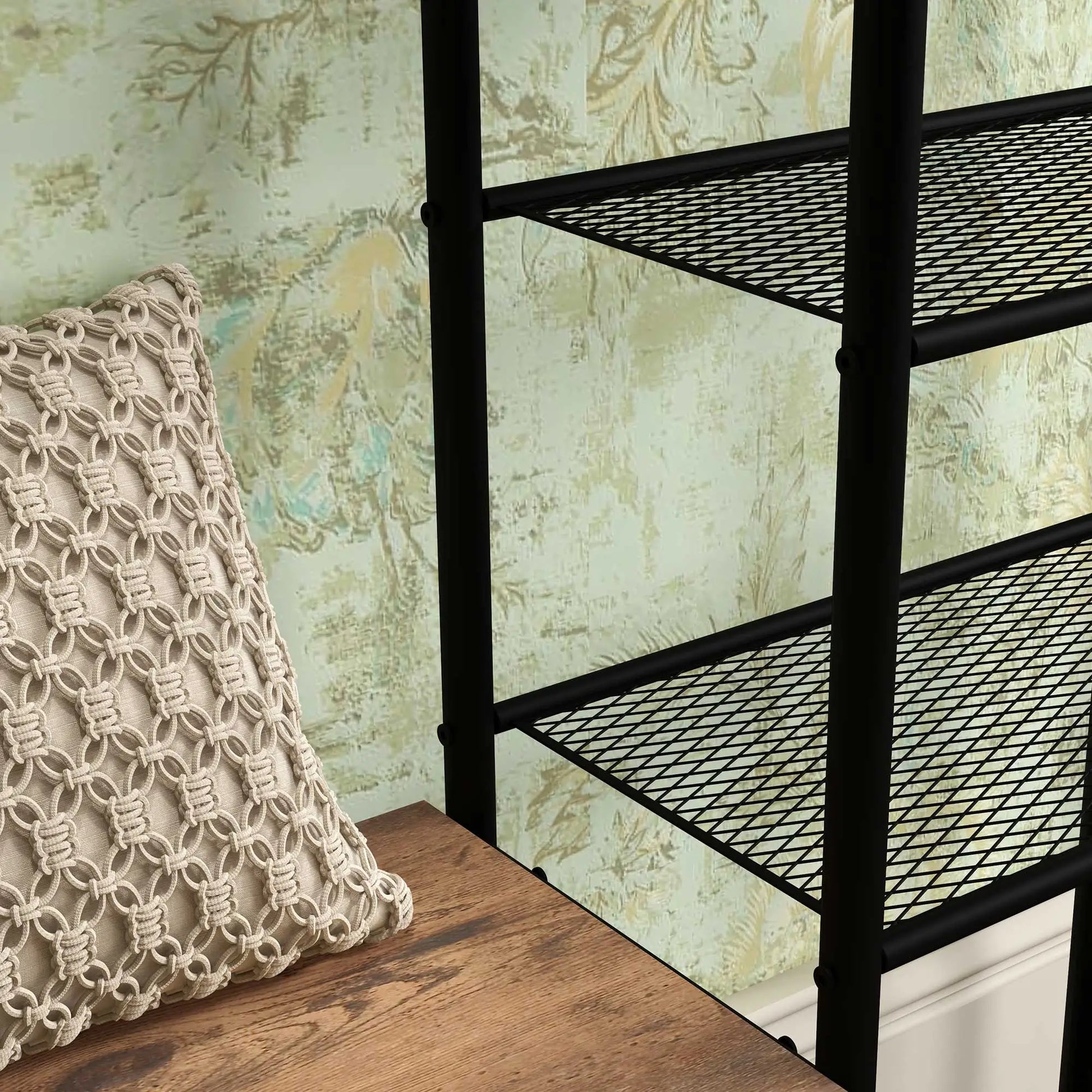 PERCHERO INDUSTRIAL RUST IRON 5 ESTANTES image 8