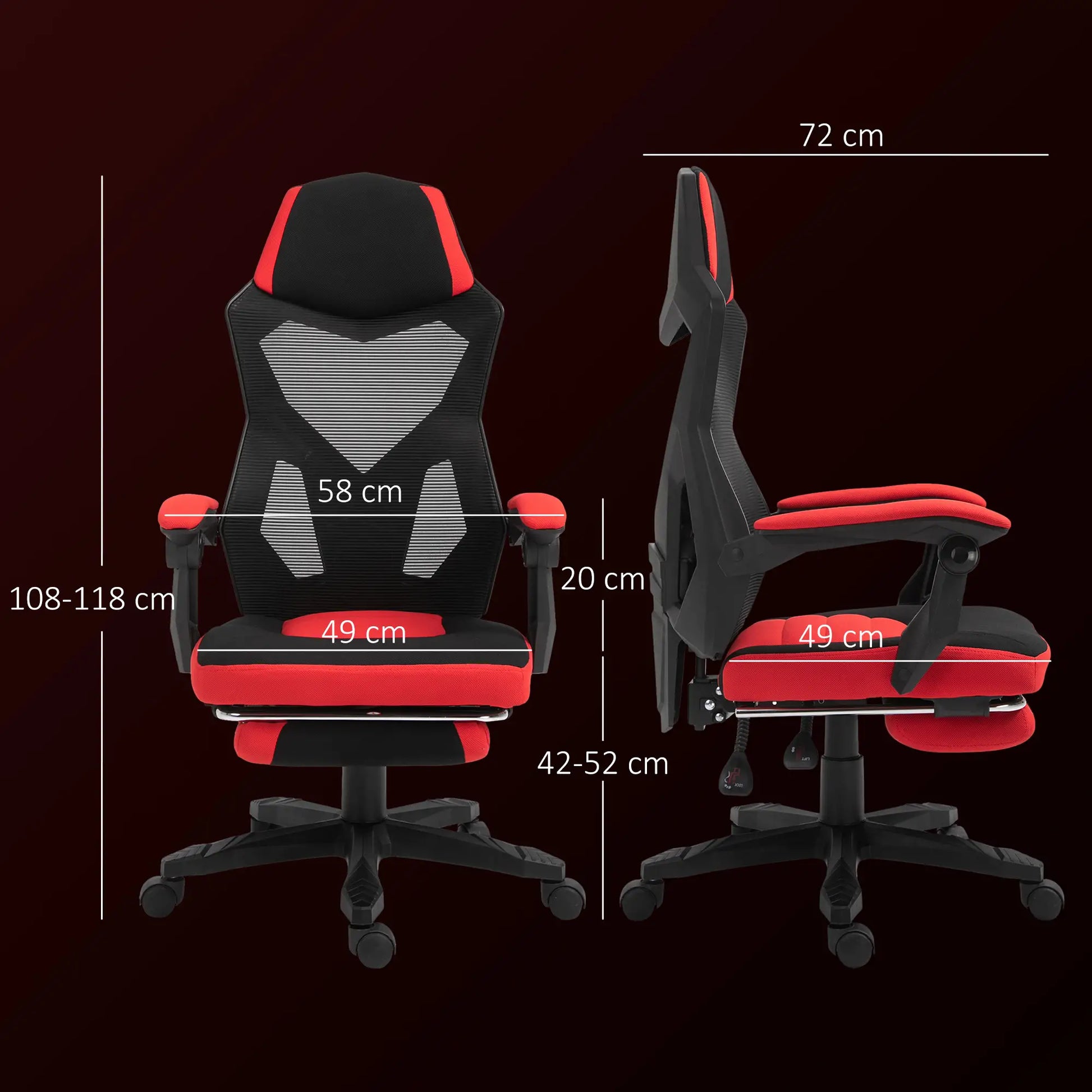 SILLA GAMING MODELO REDFLEX PRO image 6