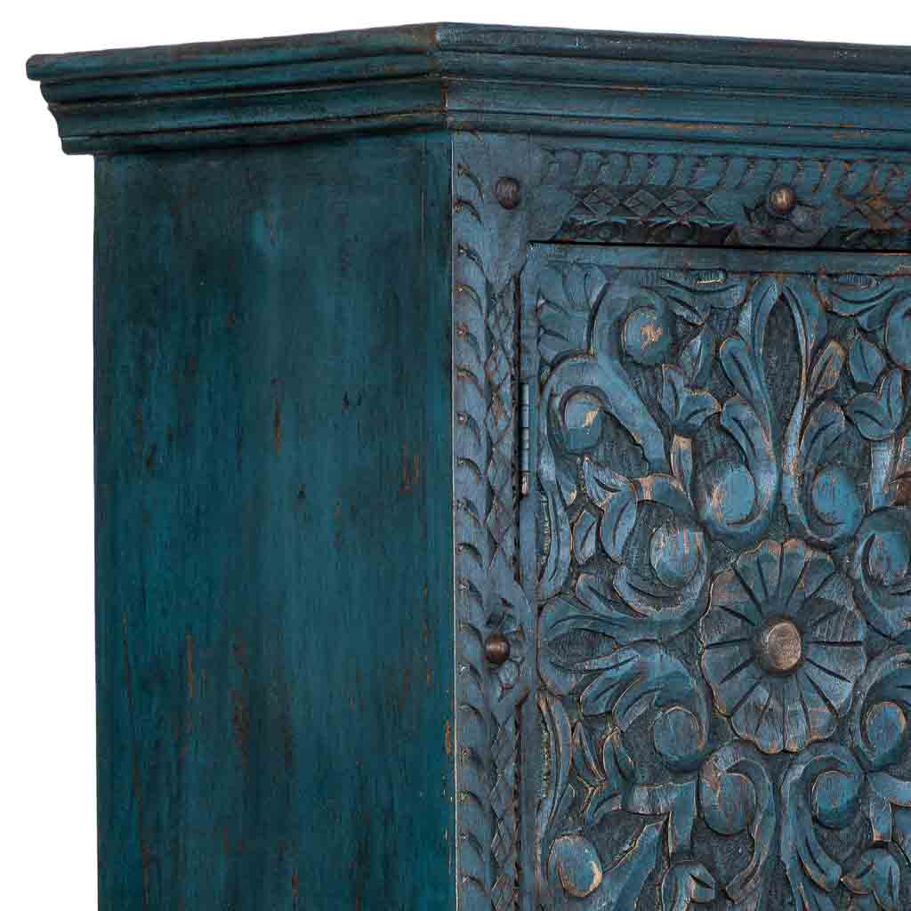 ARMARIO DALIAN BLUE ARTESANAL DE MADERA MACIZA image 4