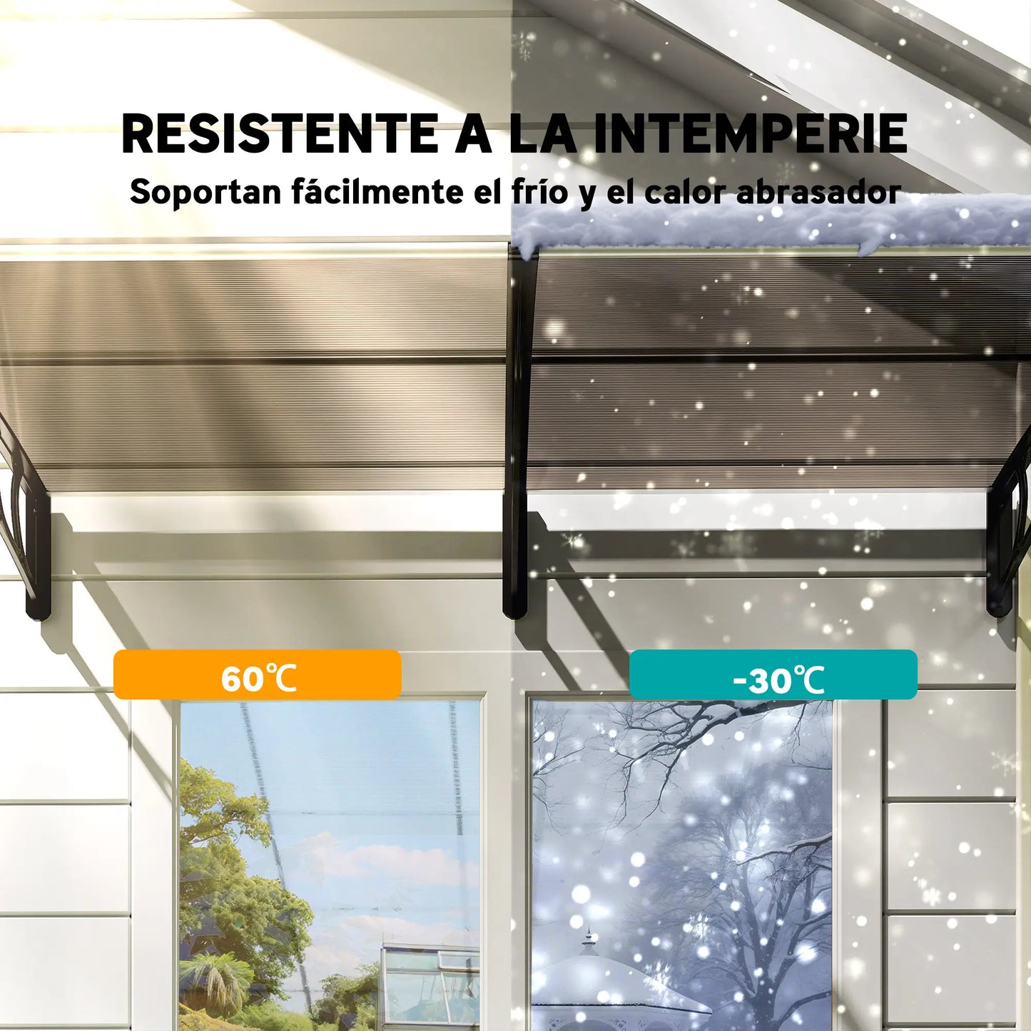 MARQUESINA EXTERIOR CURVA AURELIA 200 PARA PUERTAS Y VENTANAS image 7