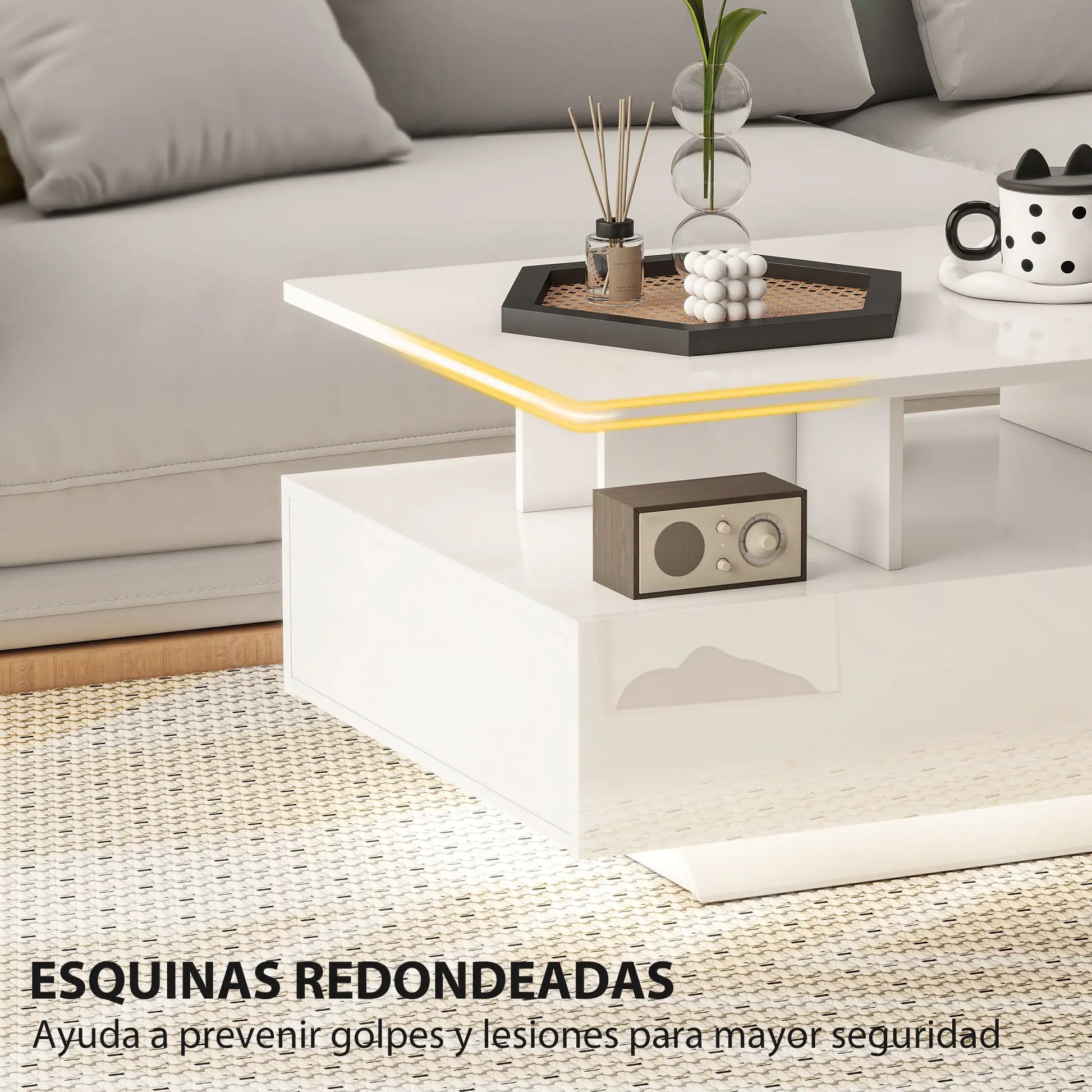 Mesa de Centro LED “LUMENBOX 90 BRILLO” image 7