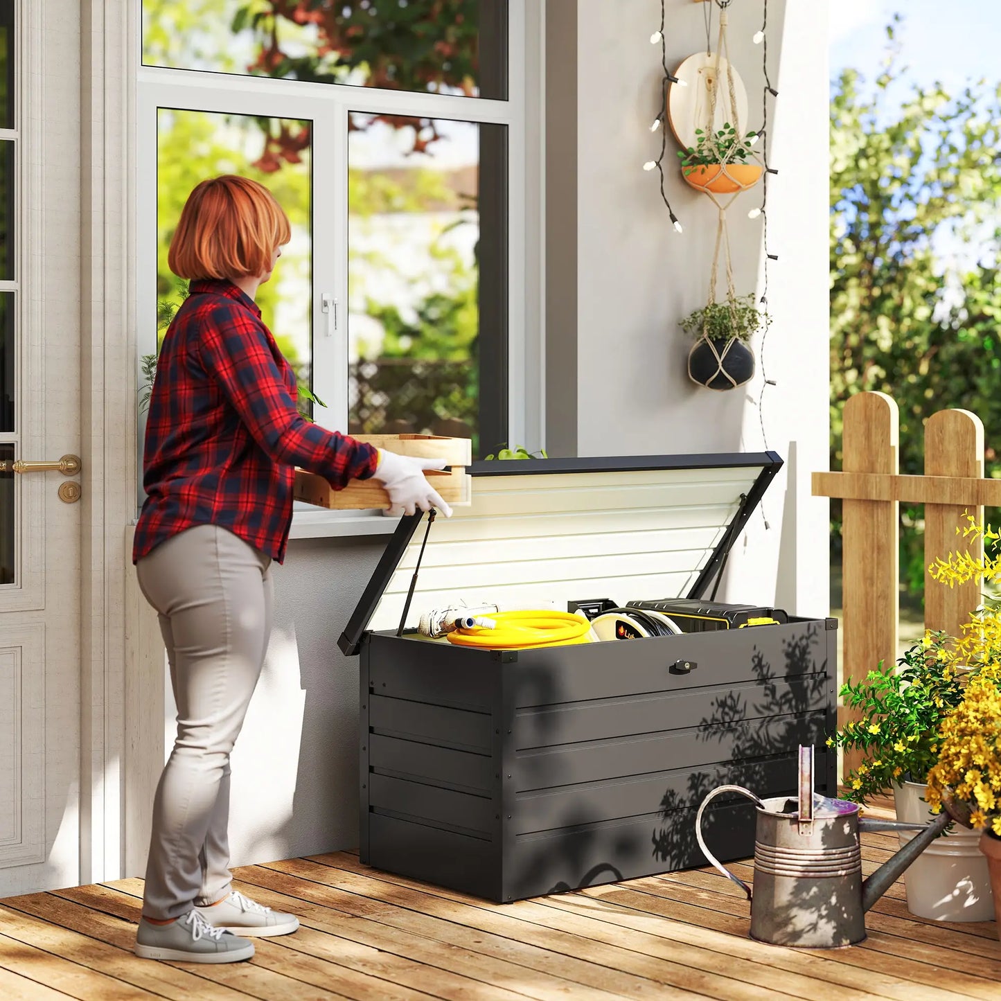 ARCÓN EXTERIOR DE ACERO 311 L CON CERRADURA – MODELO FORTEX image 2