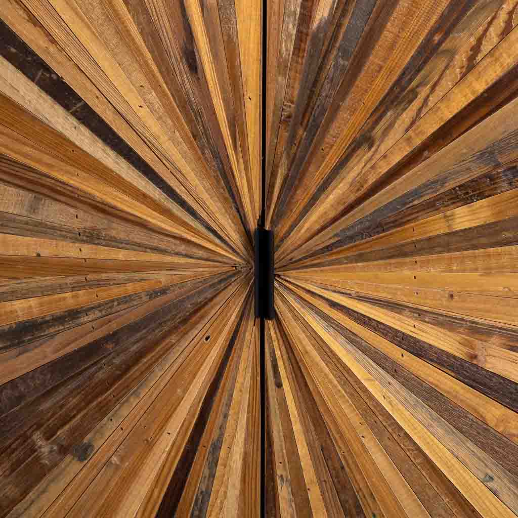 ARMARIO TAKI DE MADERA RECUPERADA NEGRA 150 image 7