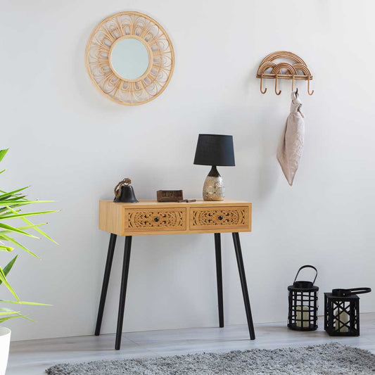 RECIBIDOR DE MADERA MARRÓN – COLECCIÓN DAVIS image 0