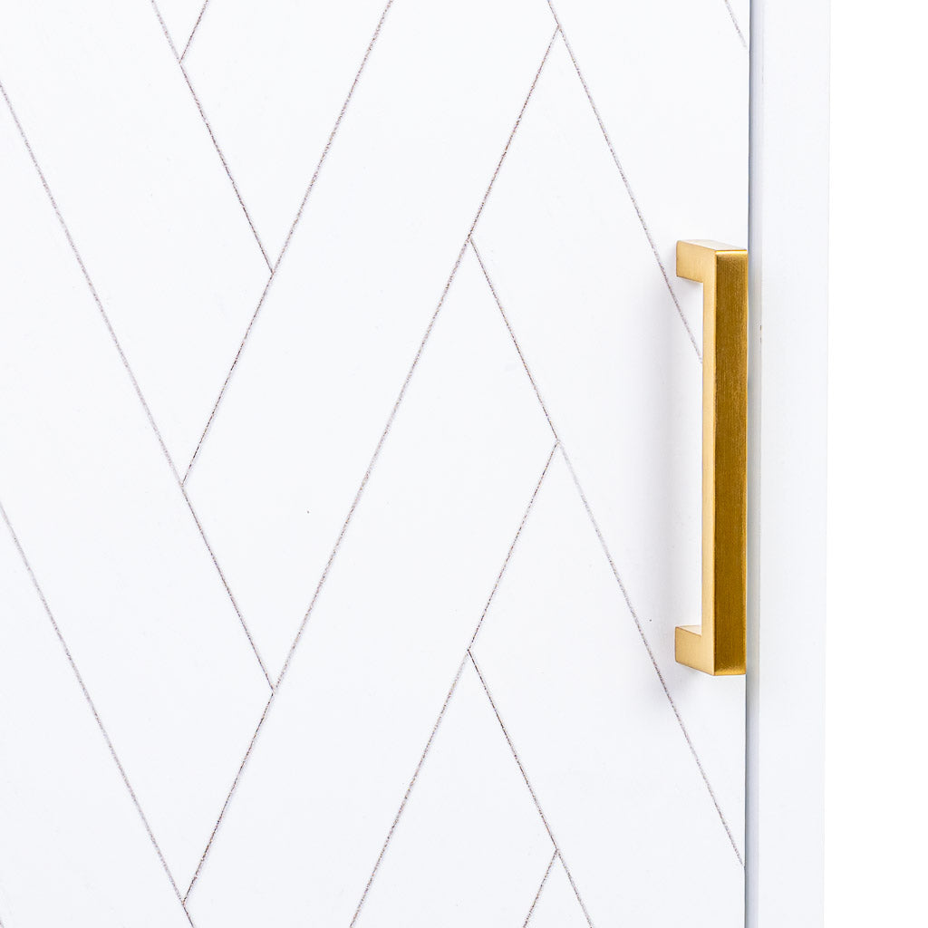 ARMARIO MARTA DE MADERA Y METAL BLANCO 1 PUERTA CON 3 ESTANTES image 4