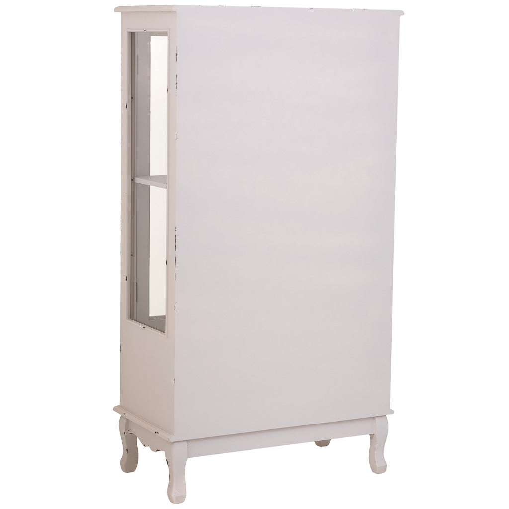 VITRINA AMANDA BLANCO ENVEJECIDO 1 CAJÓN + 2 PUERTAS image 7