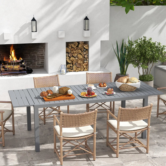 MESA DE COMEDOR EXTERIOR EXTENSIBLE ATENAS 180/240 CM image 0