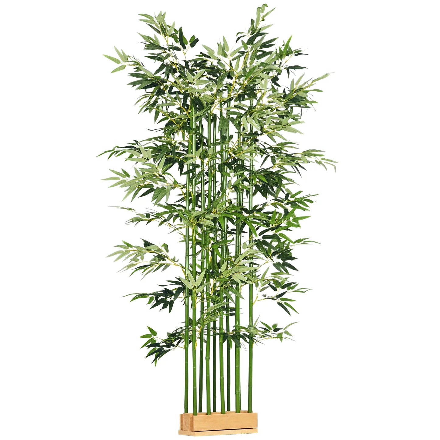🎋 BAMBÚ ARTIFICIAL 180 CM CON MACETA DE MADERA – ELEGANCIA NATURAL PARA HOGAR Y OFICINA