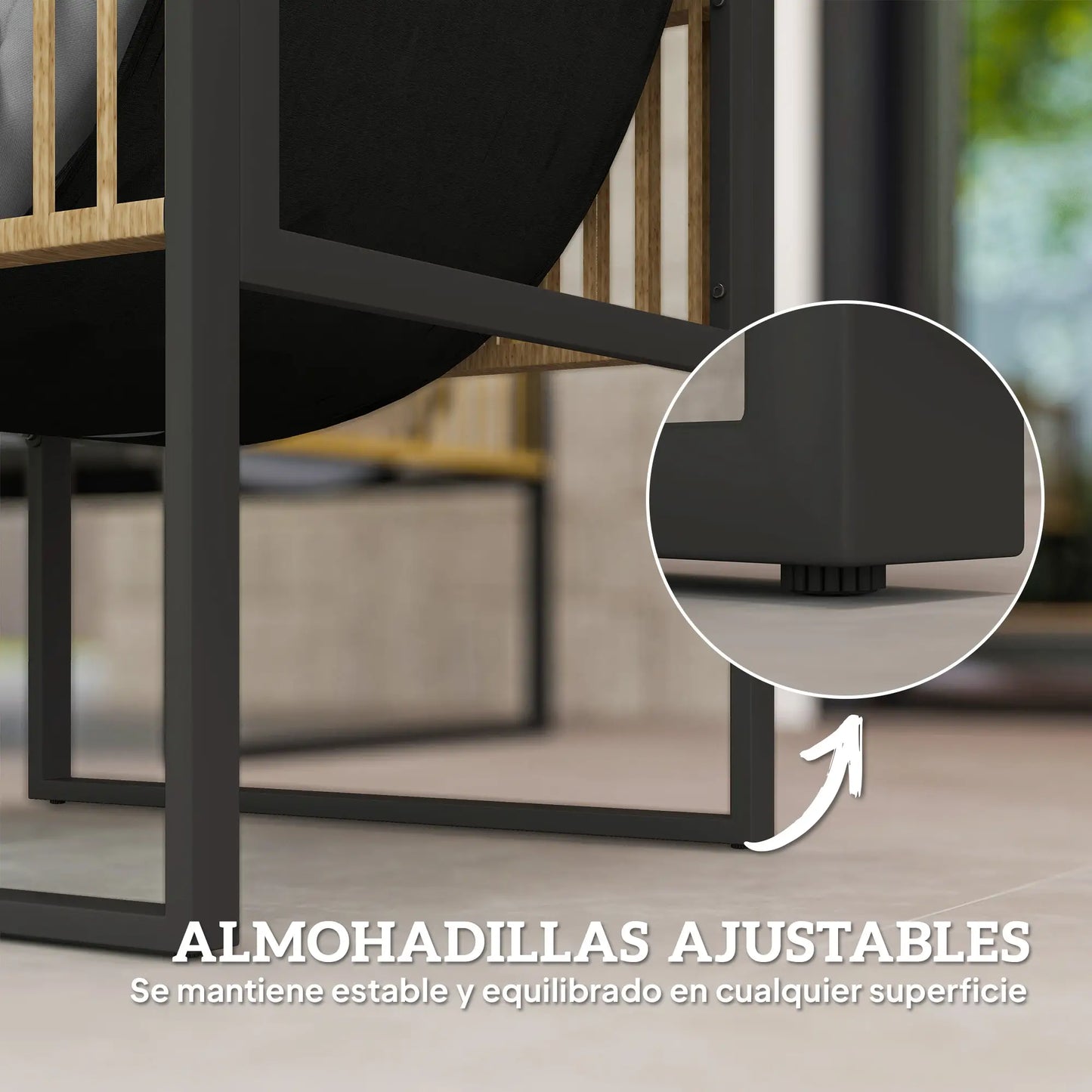 🌿 CONJUNTO DE JARDÍN 4 PIEZAS BARATO “RATTANIA” – SOFÁ EXTERIOR + SILLONES + MESA