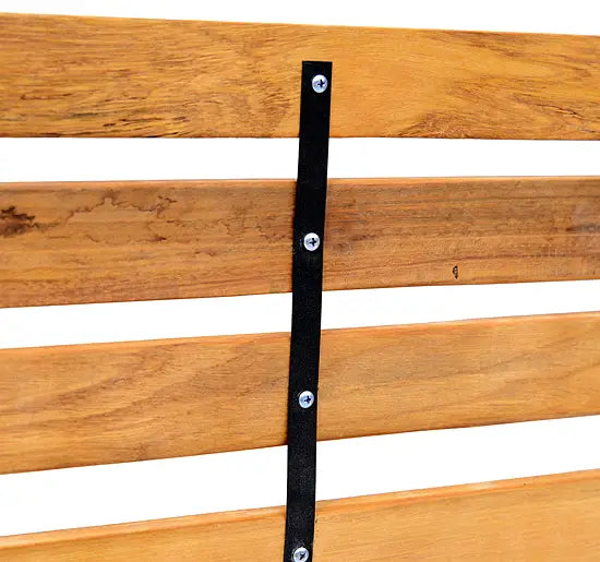 🌿 Banco de Jardín Modelo Wood Steel Balance 2 Plazas Madera y Acero