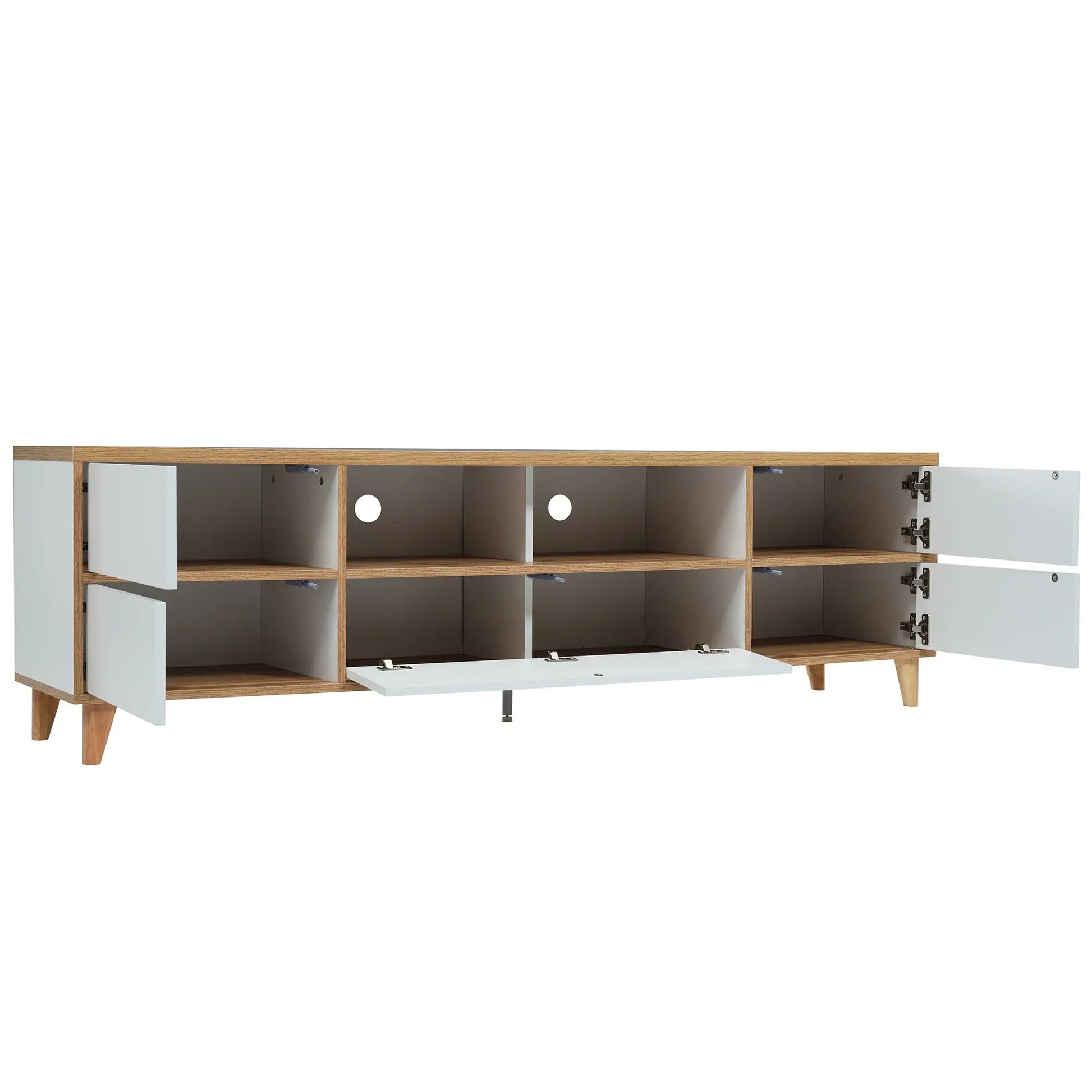 MUEBLE TV “RÚSTICO BLANCO WOOD” 175 CM image 3