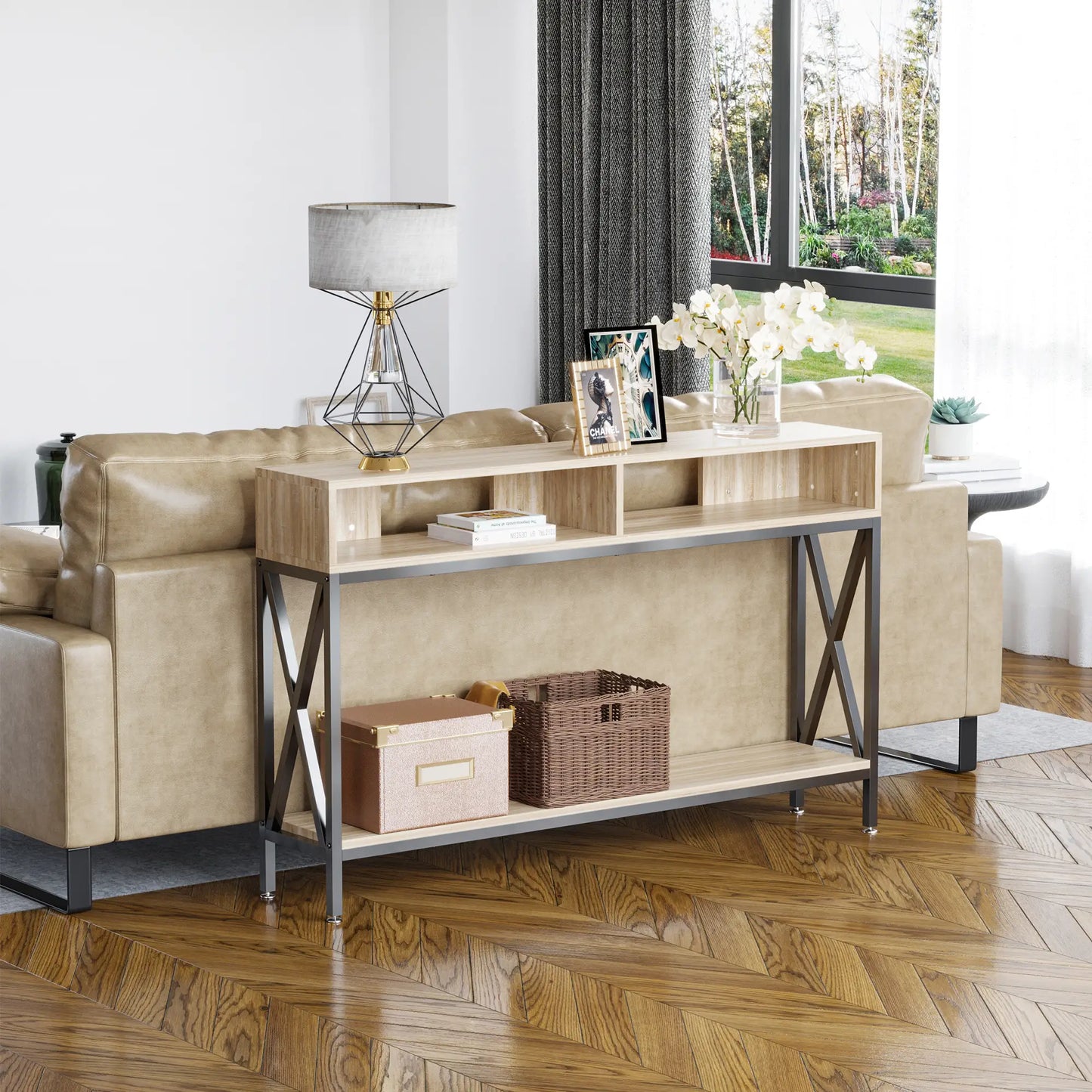 CONSOLA INDUSTRIAL ROBLE & NEGRO “URBAN X STORAGE 120” image 6