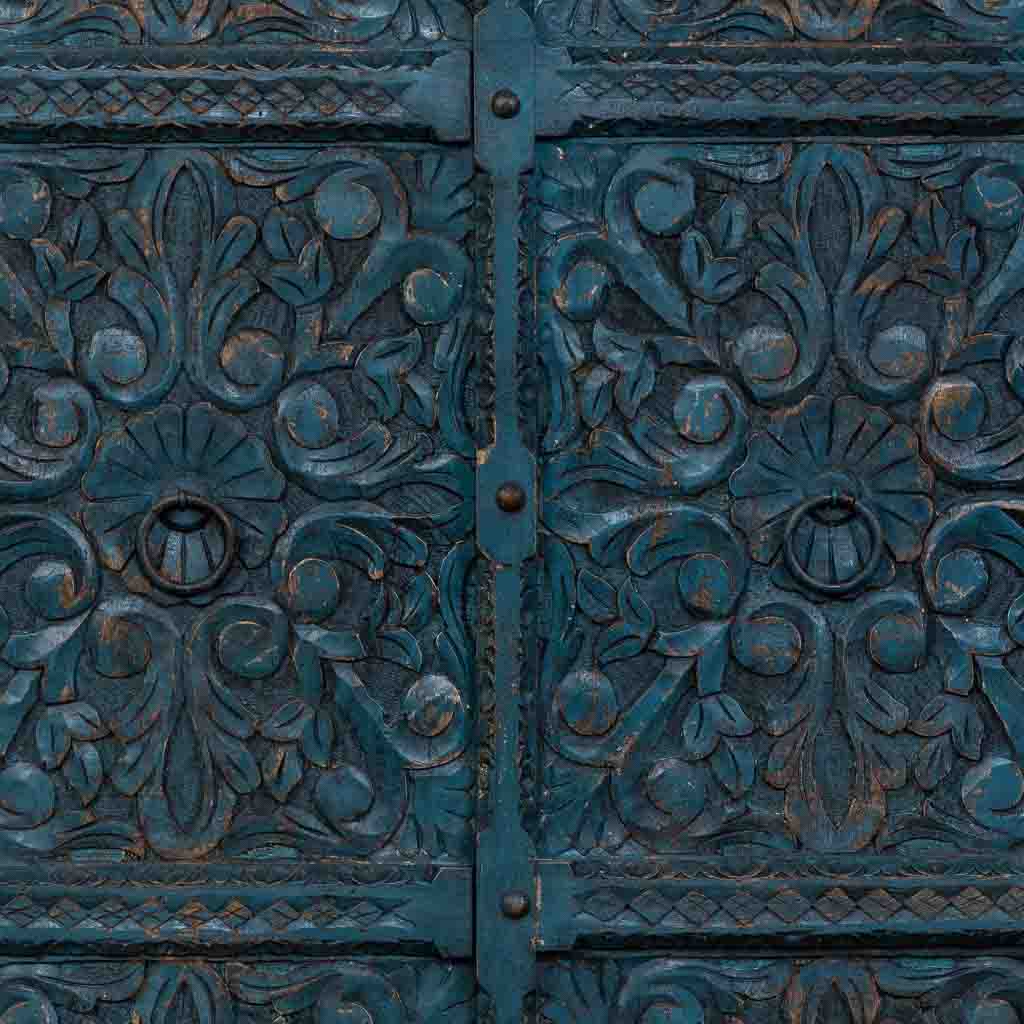 ARMARIO DALIAN BLUE ARTESANAL DE MADERA MACIZA image 5