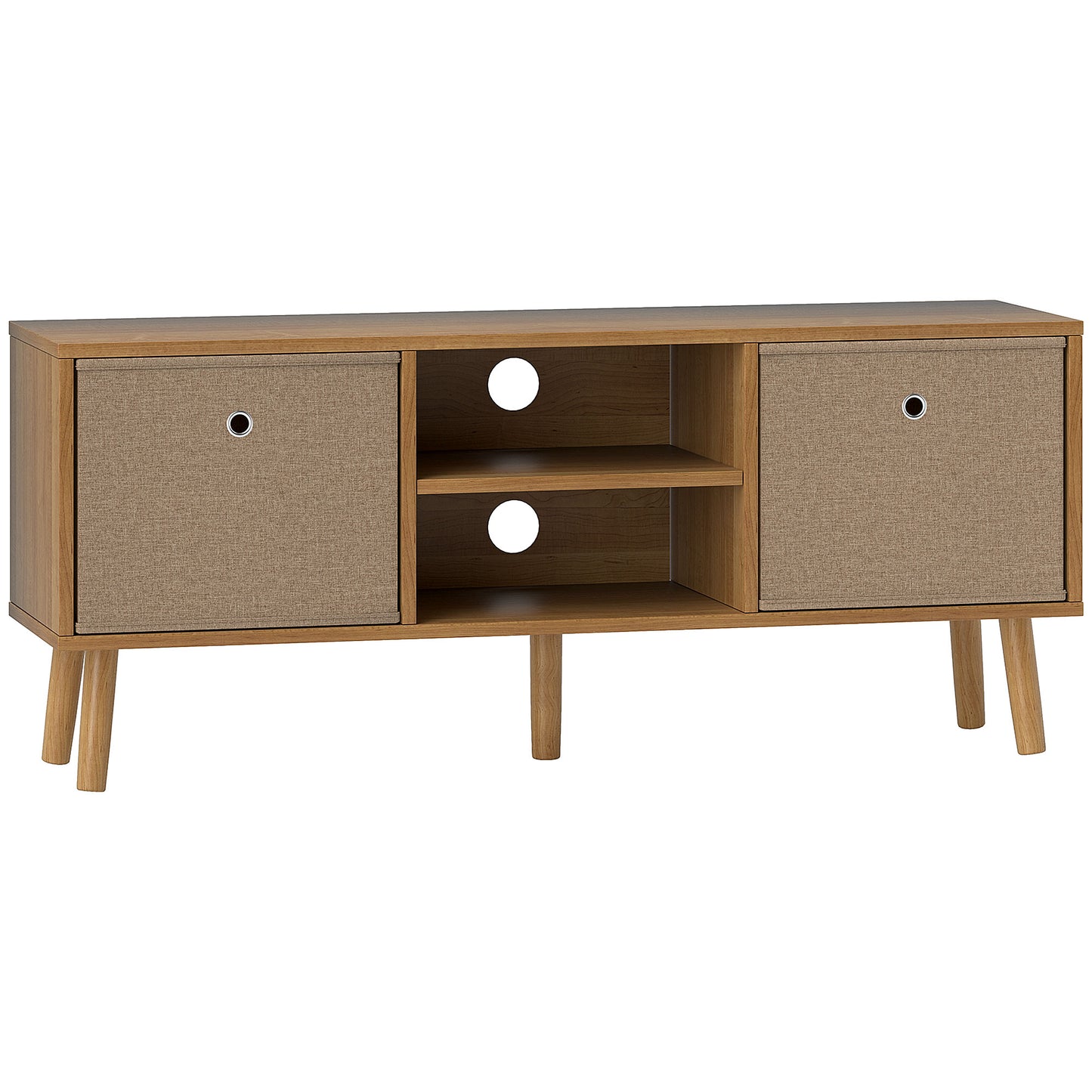 MUEBLE TV 110 CM MADERA & MARRÓN image 4