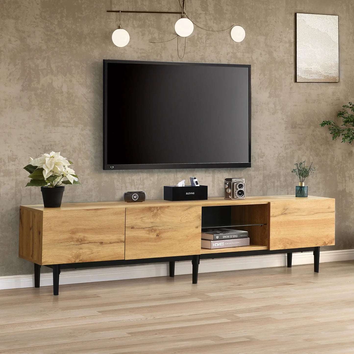 MUEBLE TV “LED WOODLINE 175” image 2
