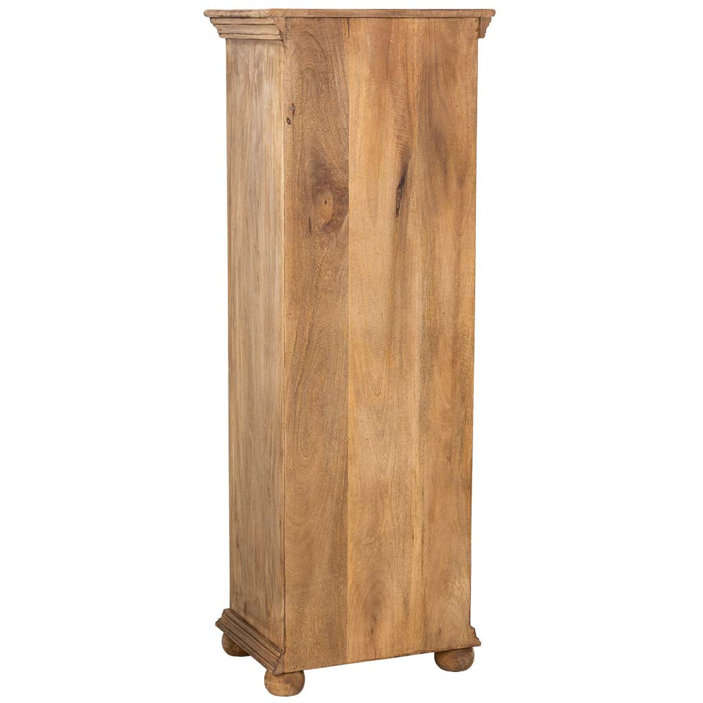 ARMARIO DALIAN BEIGE COMPACT ARTESANAL DE MADERA MACIZA image 7