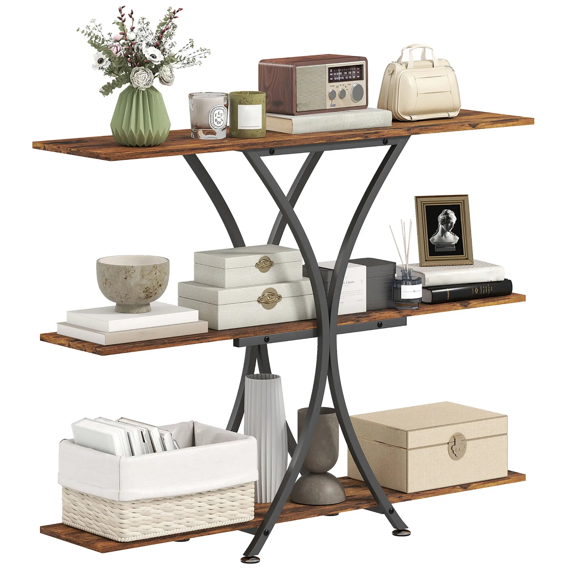 CONSOLA INDUSTRIAL “RUSTIC X THREE LEVELS” image 1