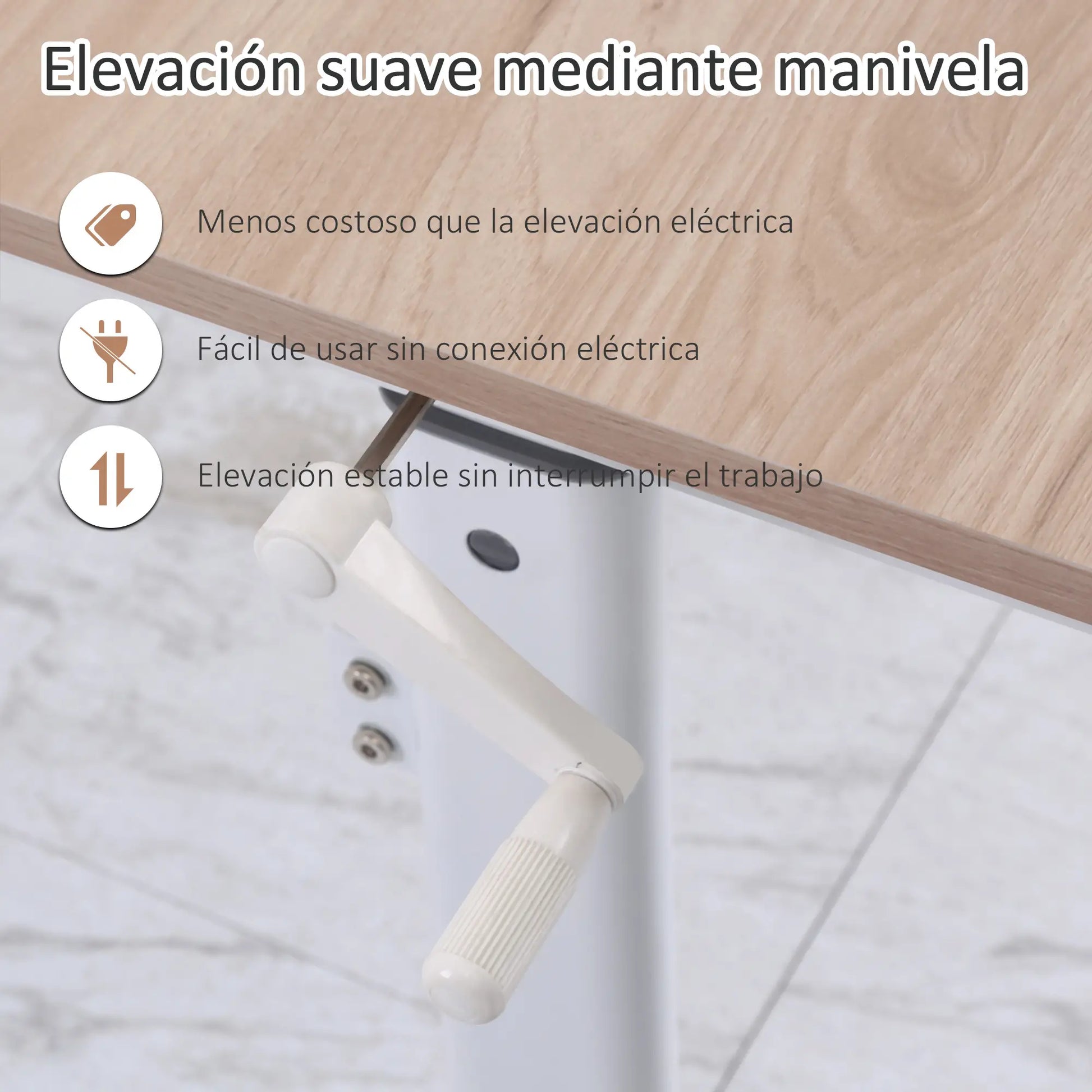 ESCRITORIO ELEVABLE DE PIE VINSETTO RACING PRO 120x60 CM ALTURA AJUSTABLE image 4