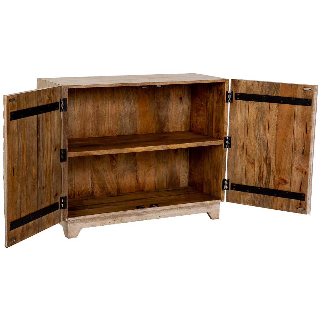 APARADOR DALIAN WHITE COMPACT ARTESANAL image 1