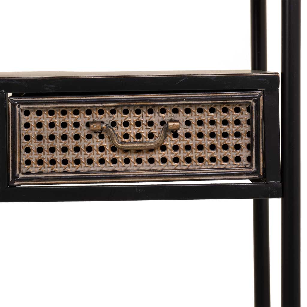 KIT RECIBIDOR ALKA DE METAL MARRÓN 3 CAJONES image 7