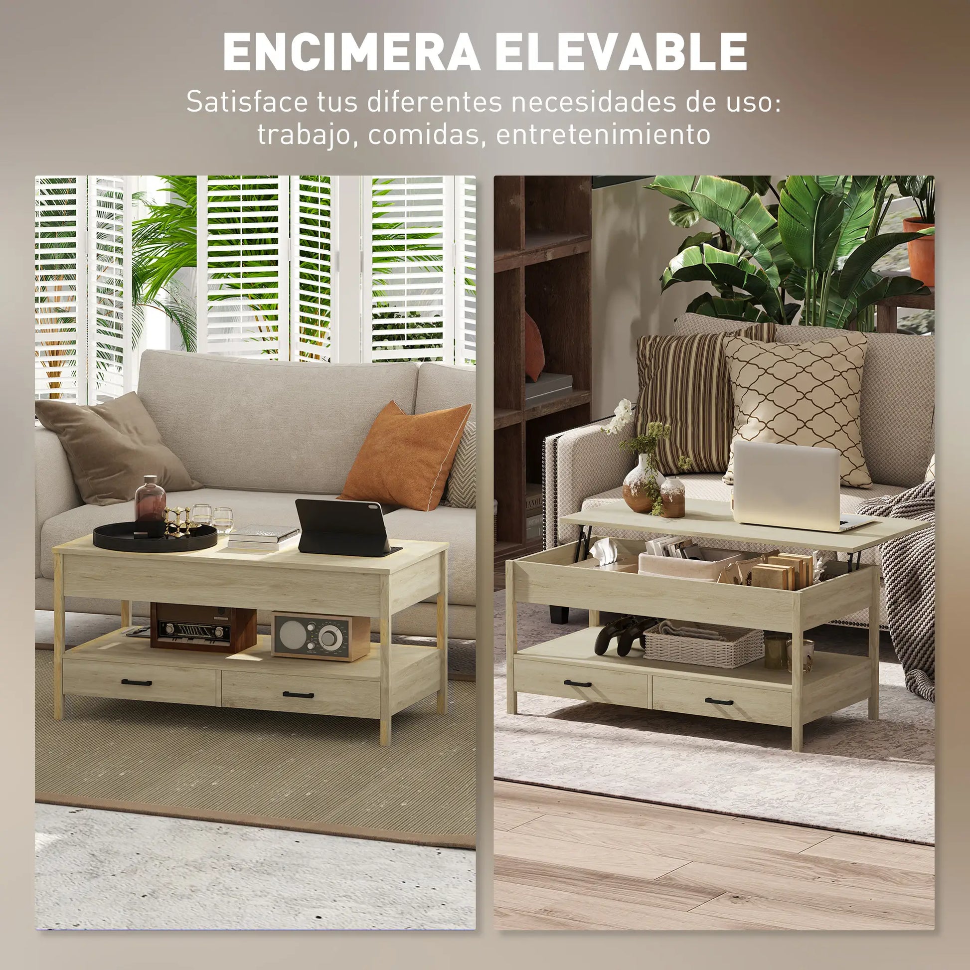 Mesa de Centro Elevable “LIFTWOOD ROBLE 100” image 4