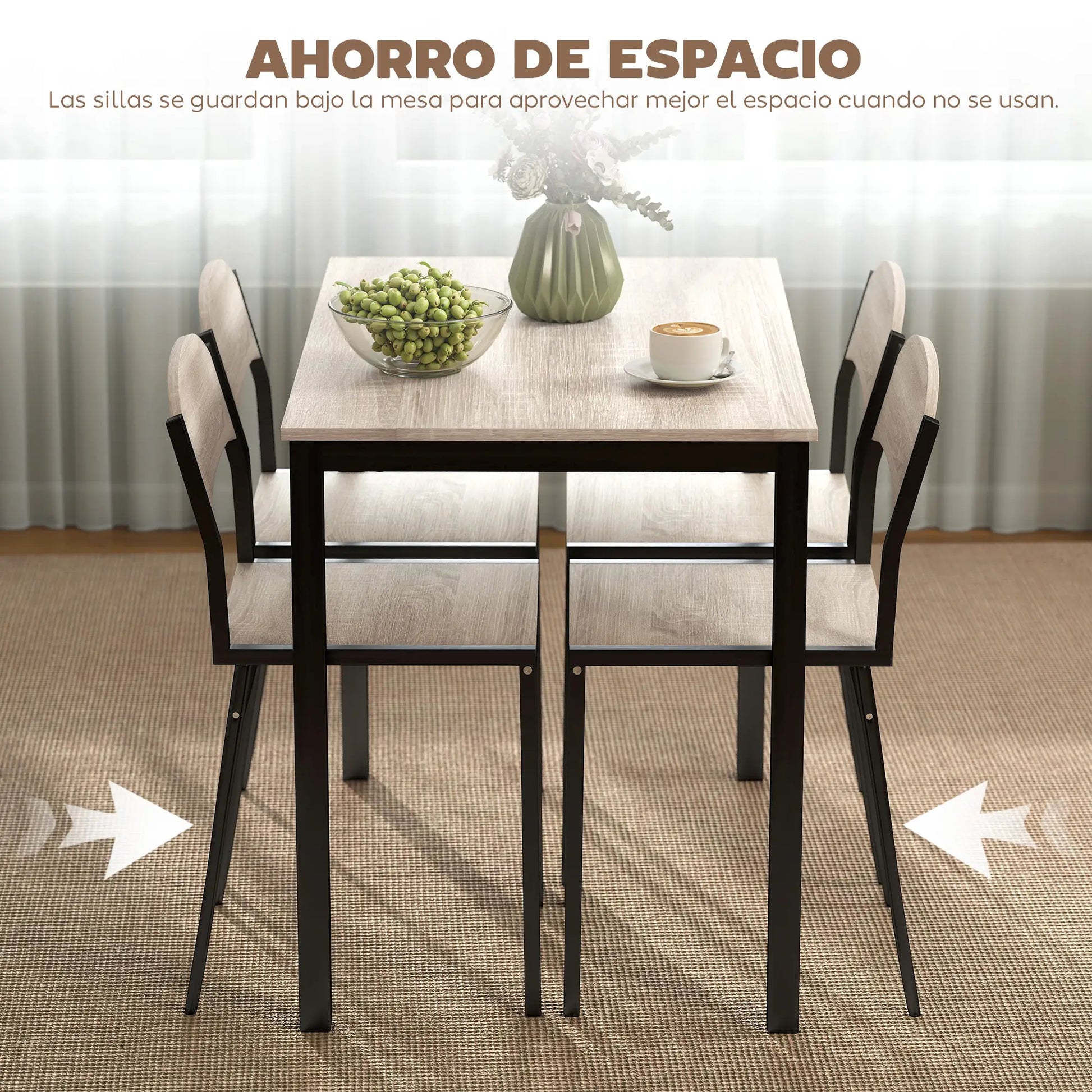 CONJUNTO DE COMEDOR URBAN BLACK JAM image 7