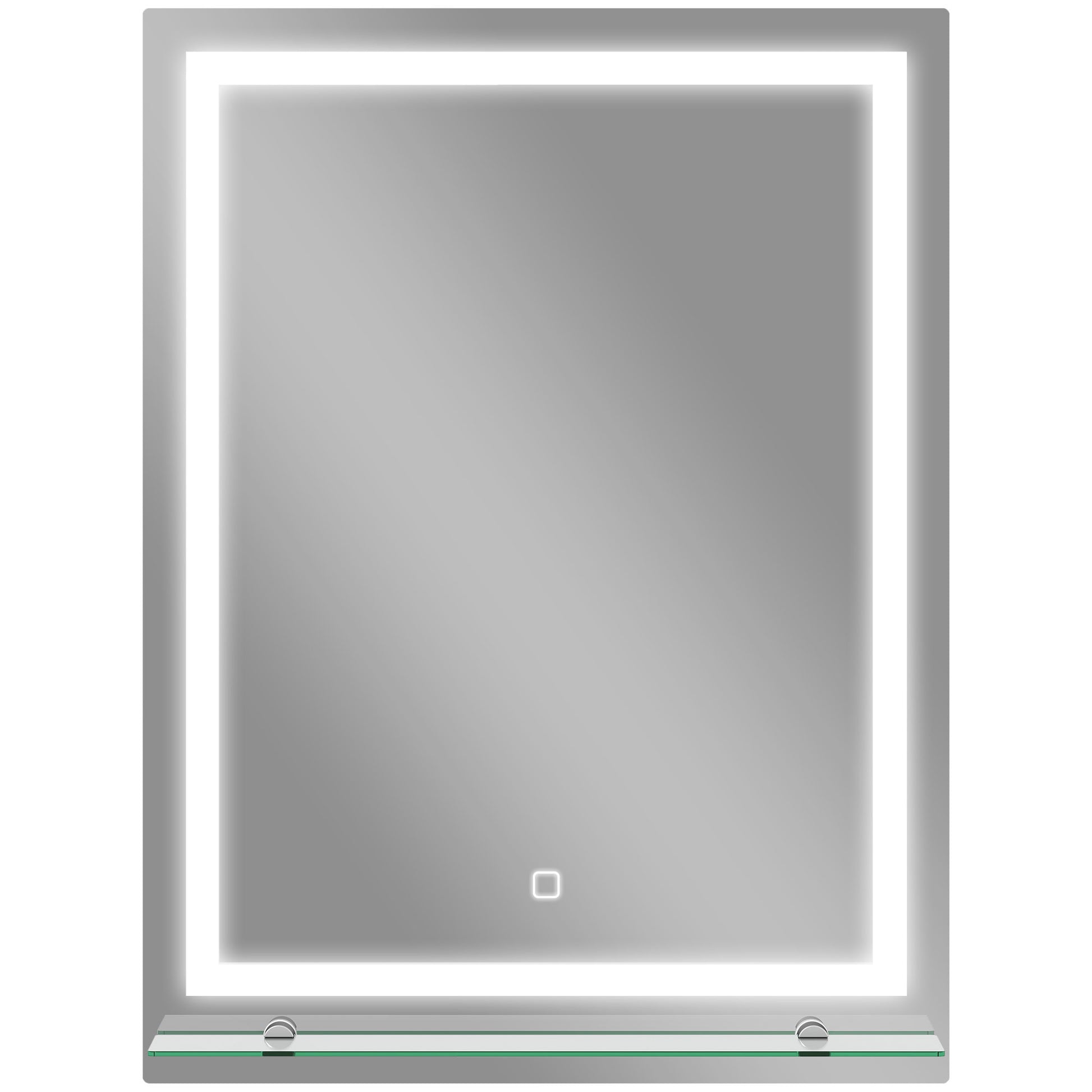 ESPEJO DE BAÑO LED AURION SHELF 60X80 CON ESTANTE DE VIDRIO Y MEMORIA image 7