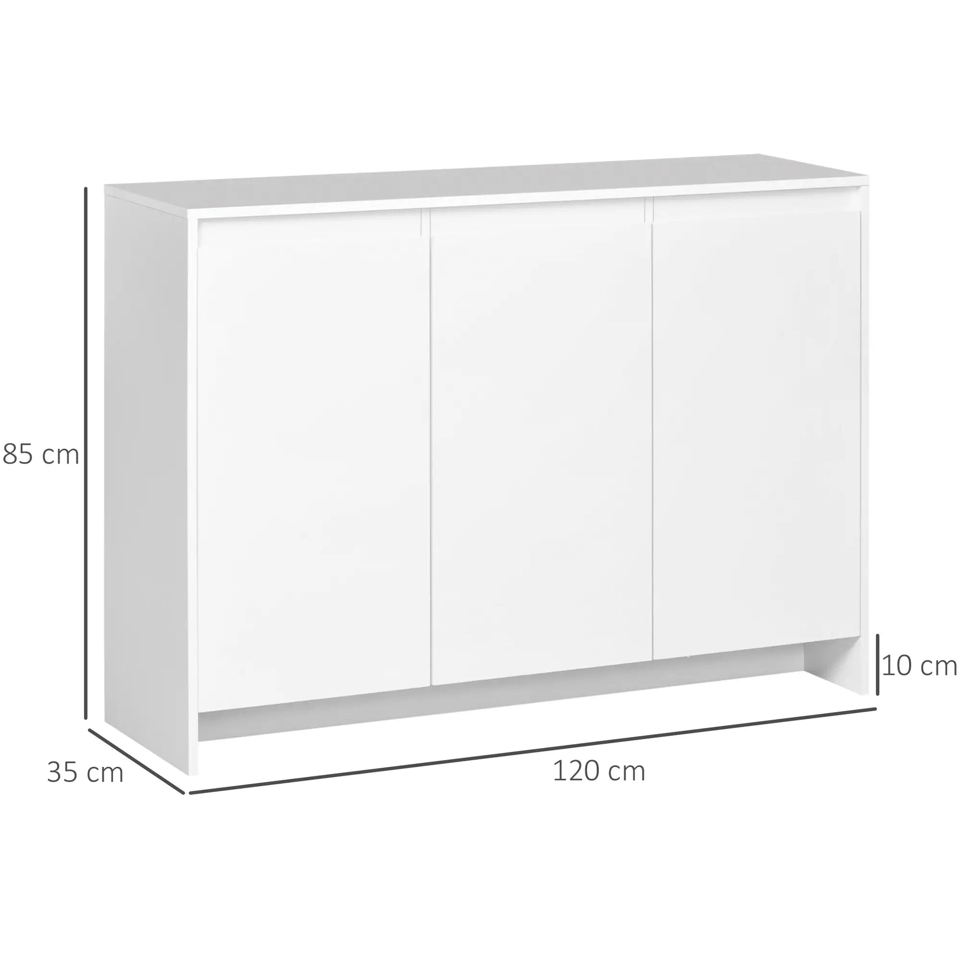 MUEBLE APARADOR BLANCO MULTIFUNCIONAL 120 CM – SOPORTE TV HASTA 50” image 9