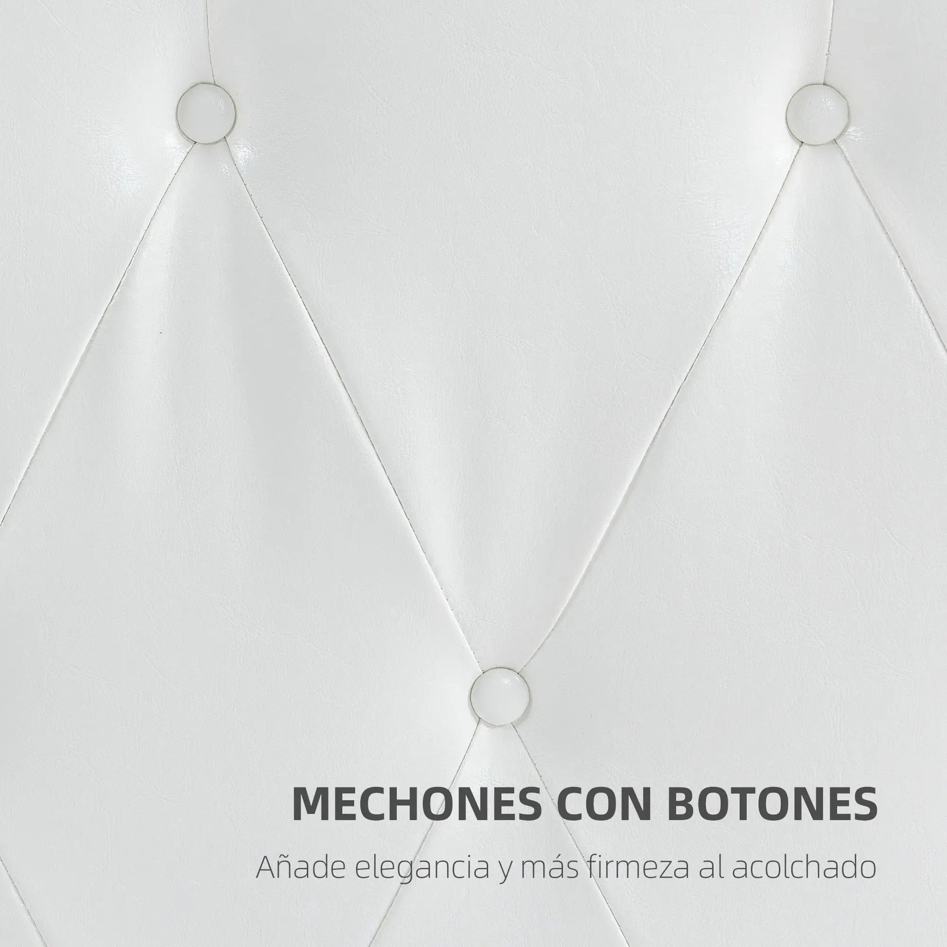 CABECERO DE CAMA BLANCO 160 CM TAPIZADO EN PU image 8