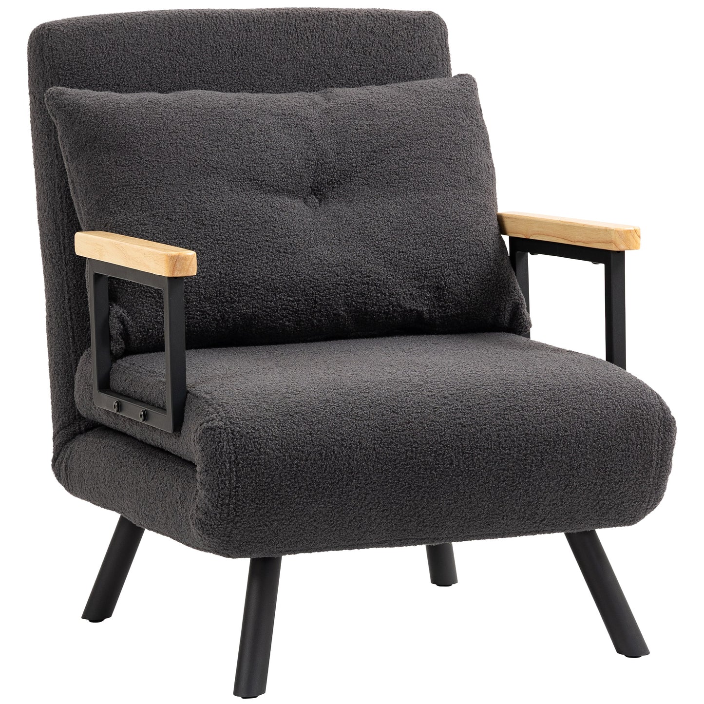 SOFÁ CAMA INDIVIDUAL KANSAS 4 EN 1 – SOFÁ CAMA CONVERTIBLE GRIS image 8