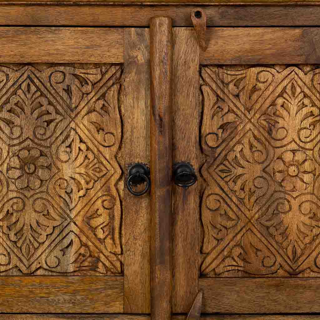 APARADOR DALIAN MARRÓN ALTO ARTESANAL image 5