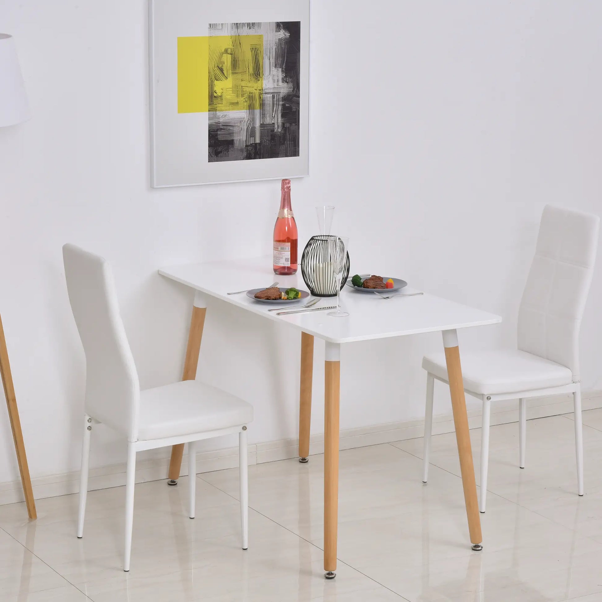 MESA DE COMEDOR NÓRDICA LUMEN HAYA image 2