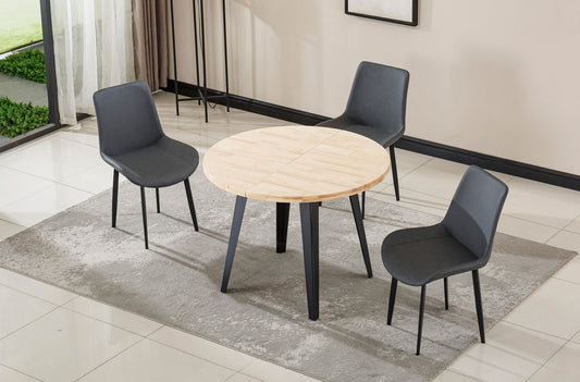 MESA COMEDOR REDONDA EXTENSIBLE BERG image 0