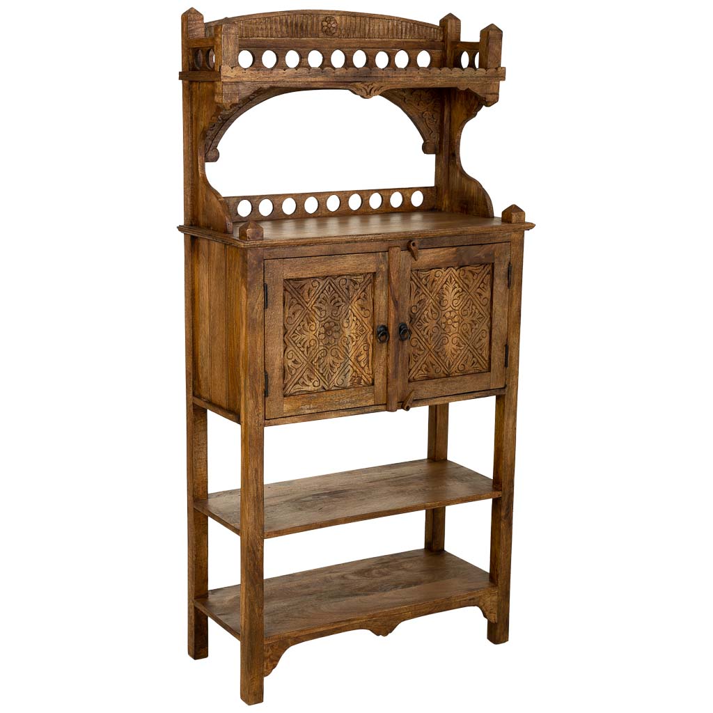 APARADOR DALIAN MARRÓN ALTO ARTESANAL image 1