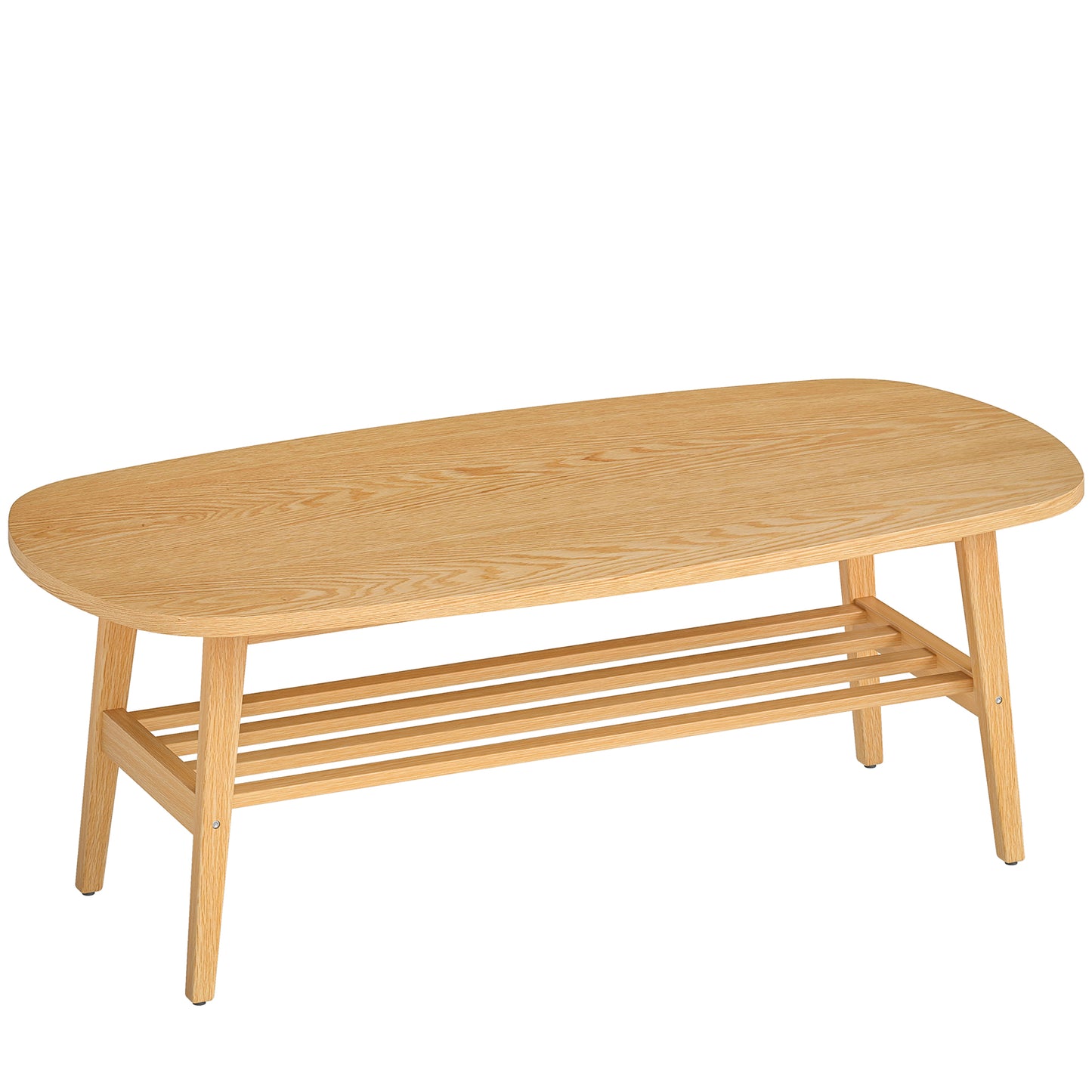 MESA DE CENTRO MODERNA OVALADA NORDIC OPEN image 1